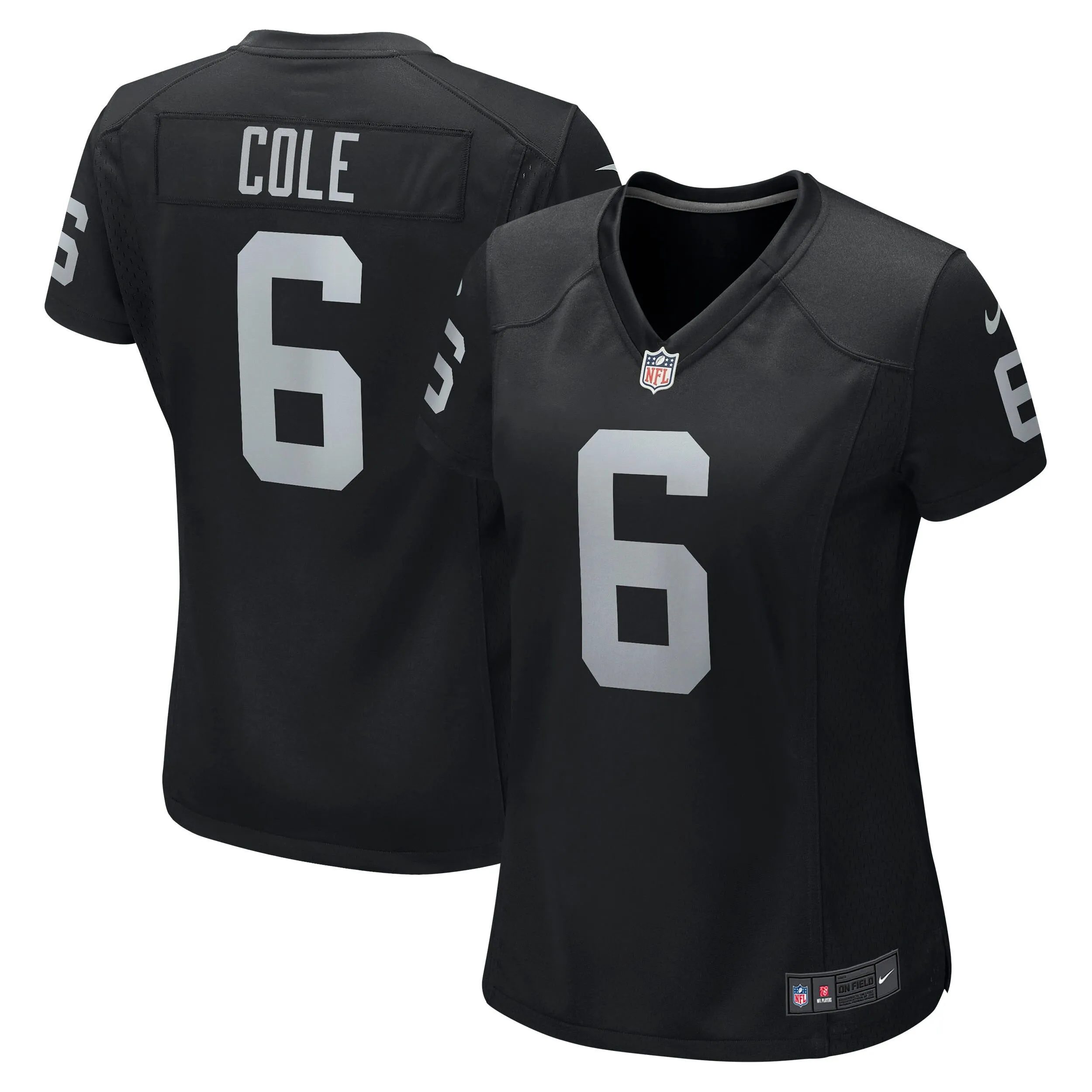 AJ Cole Las Vegas Raiders  Women's Game Jersey - Black