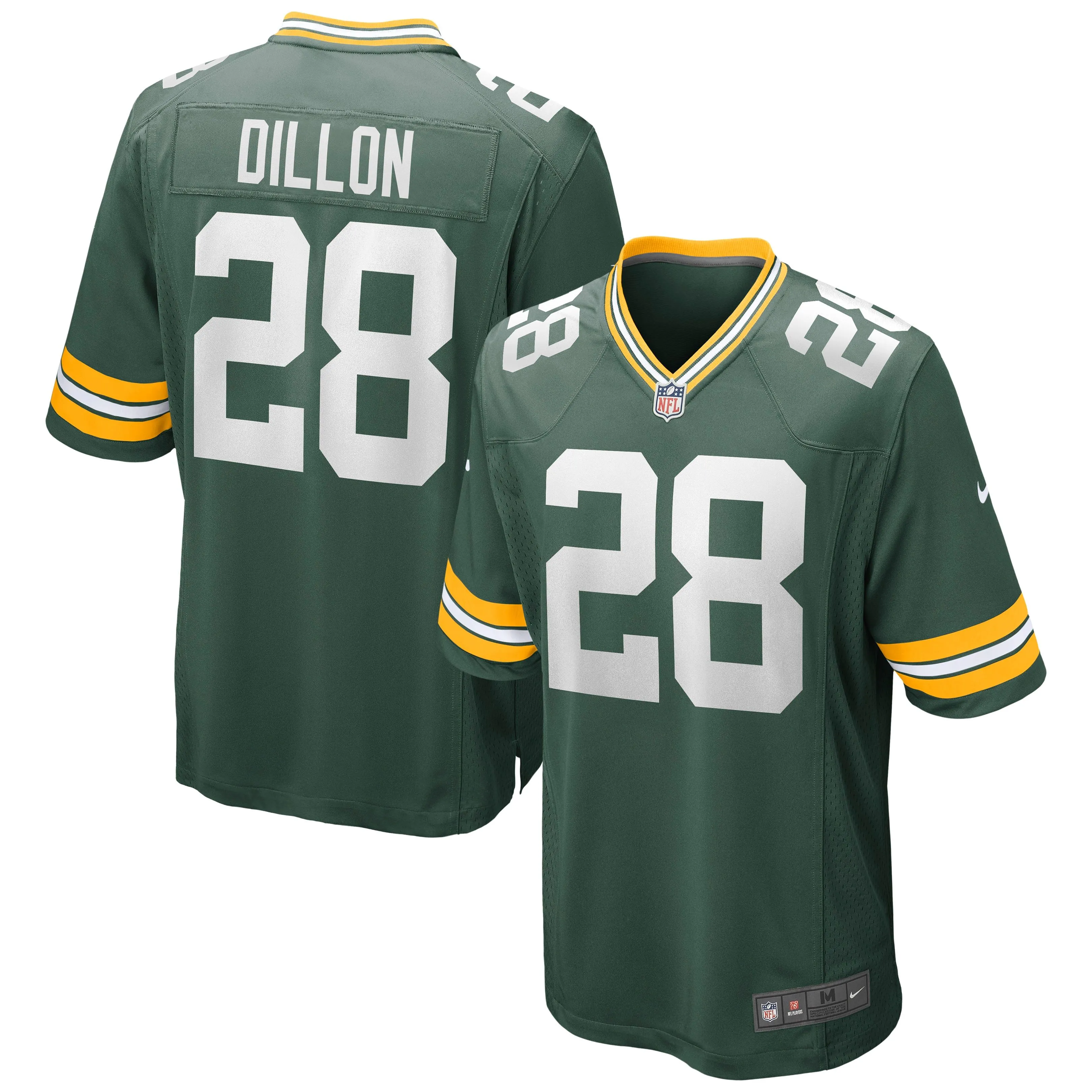 AJ Dillon Green Bay Packers  Game Jersey - Green