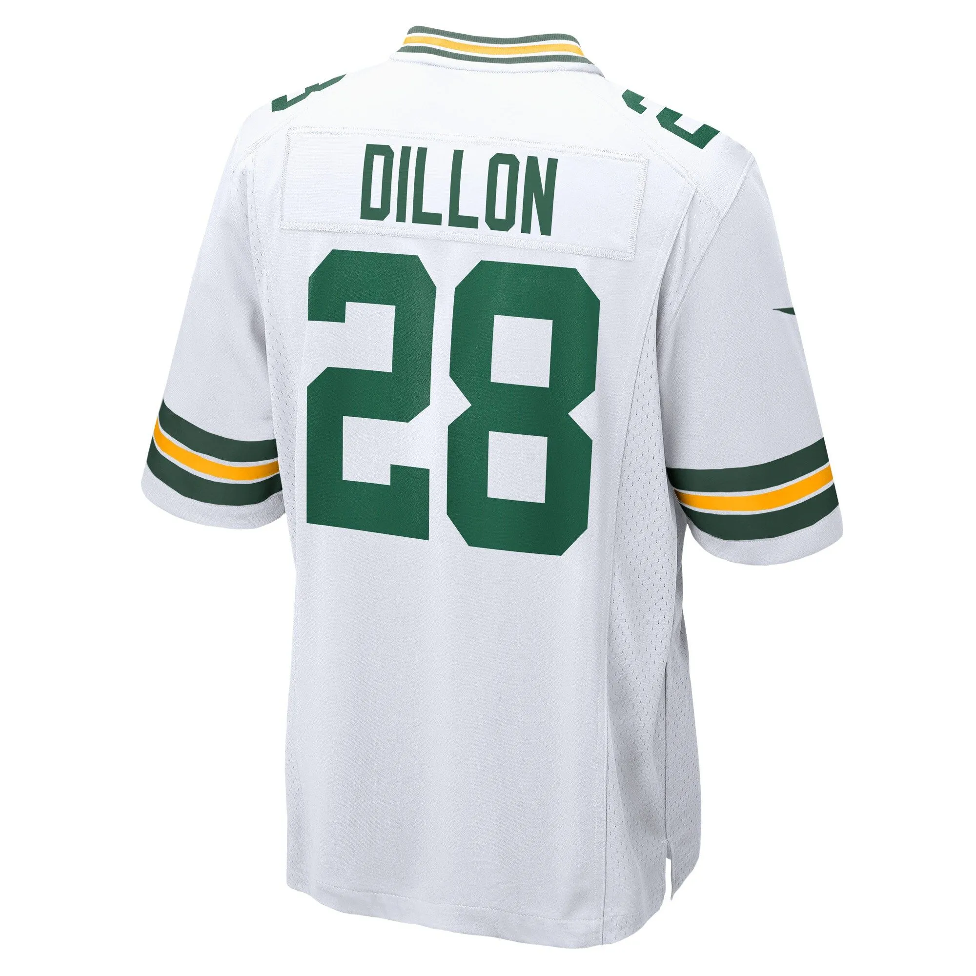 AJ Dillon Green Bay Packers  Game Player Jersey - White