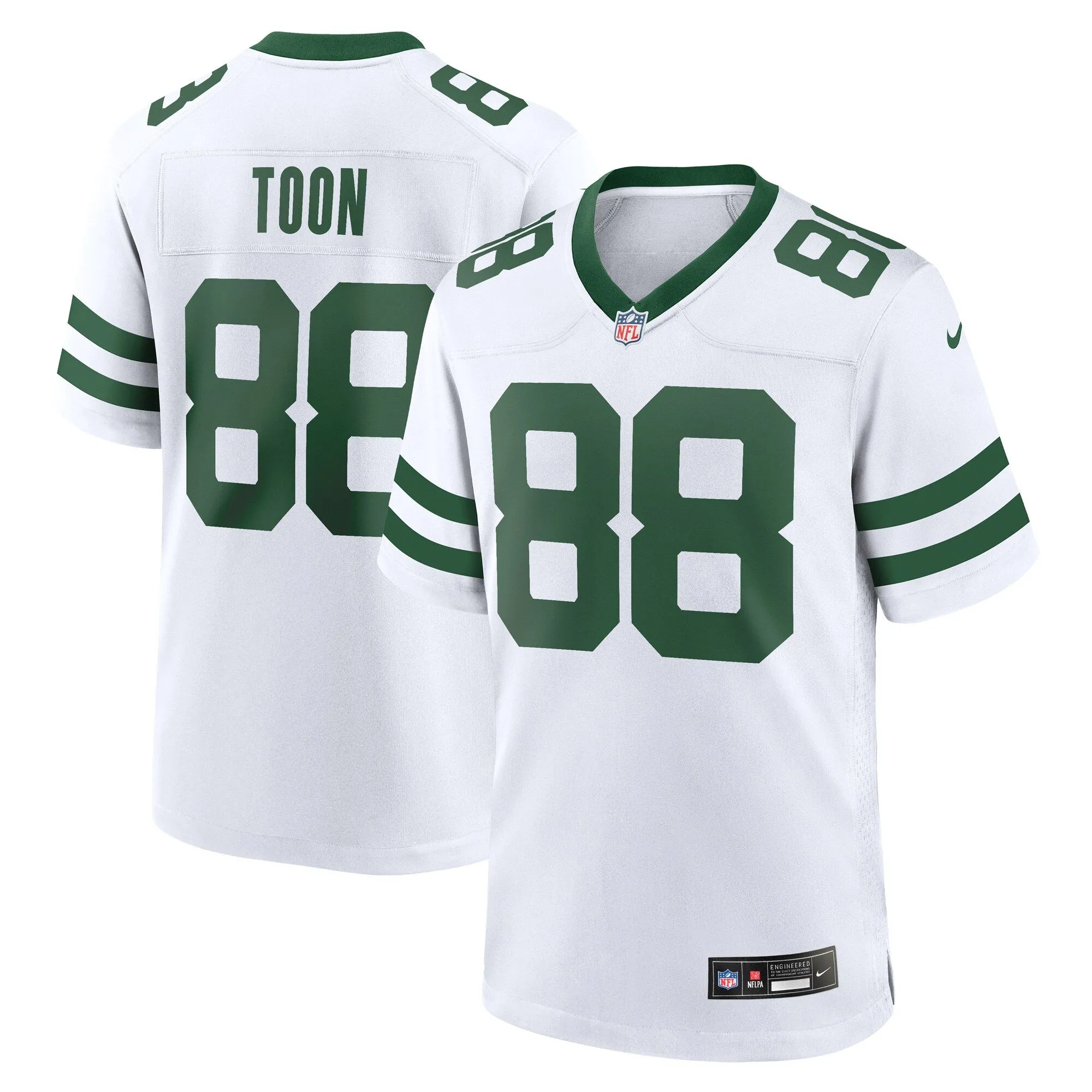 Al Toon New York Jets  Legacy Retired Player Game Jersey - White