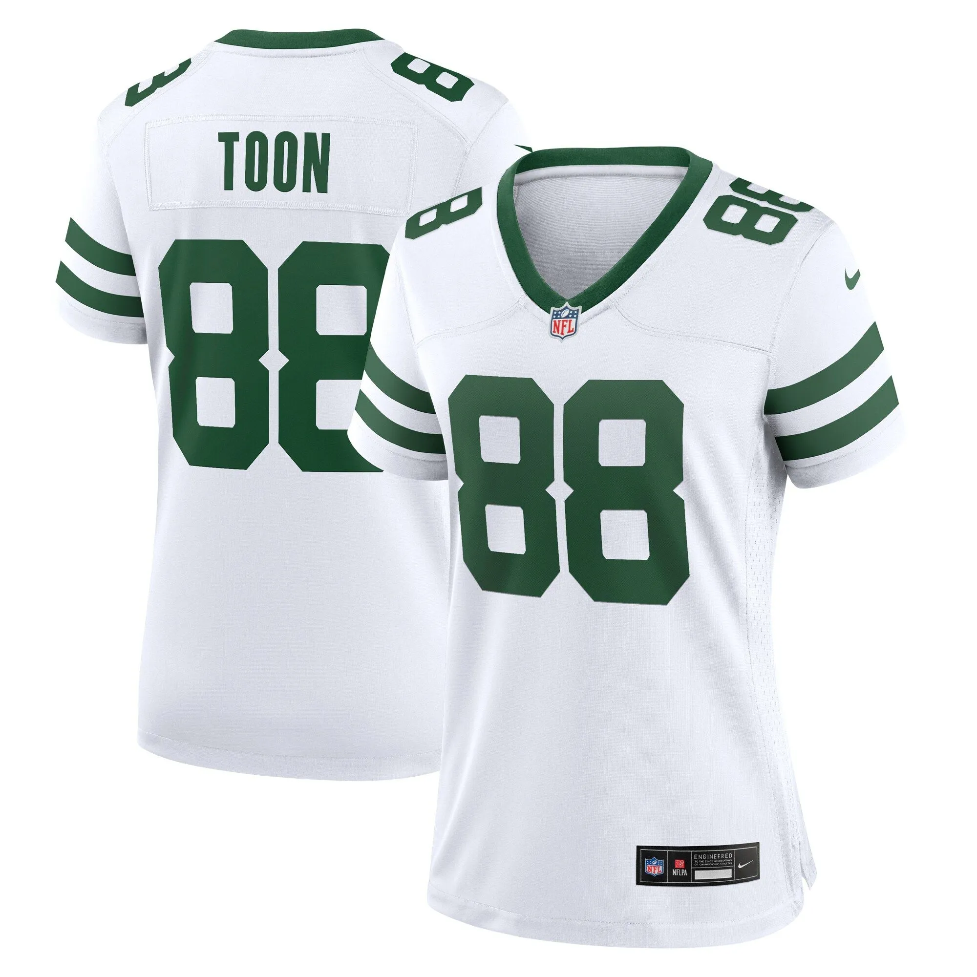 Al Toon New York Jets  Women's Legacy Retired Player Game Jersey - White