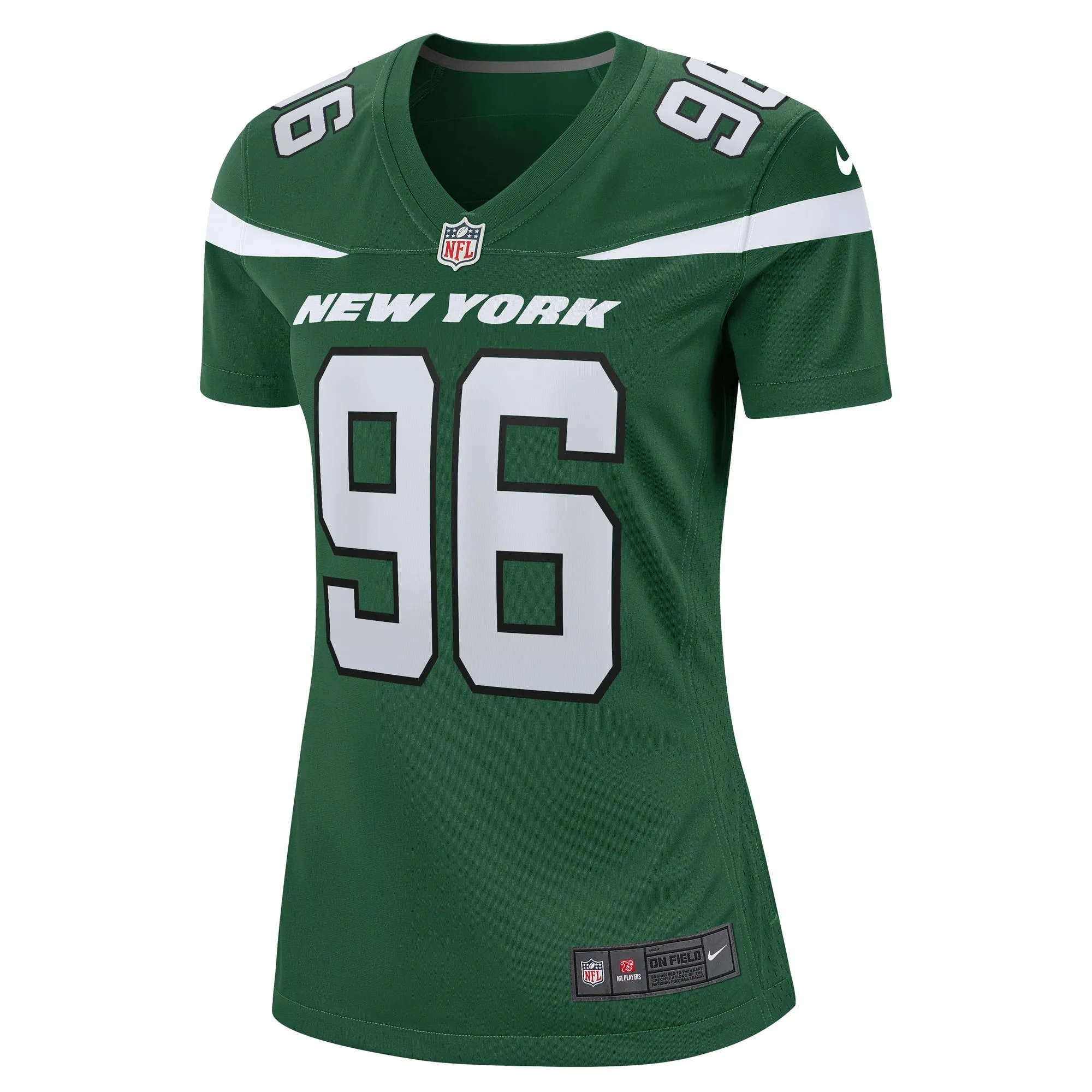 Al Woods New York Jets  Women's  Game Jersey - Gotham Green