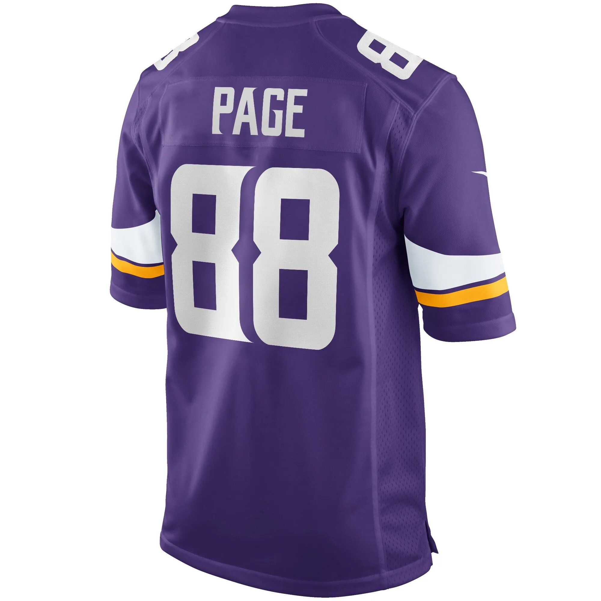 Alan Page Minnesota Vikings  Game Retired Player Jersey - Purple