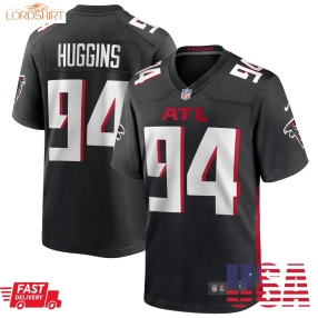 Albert Huggins Atlanta Falcons  Team Game Jersey    Black