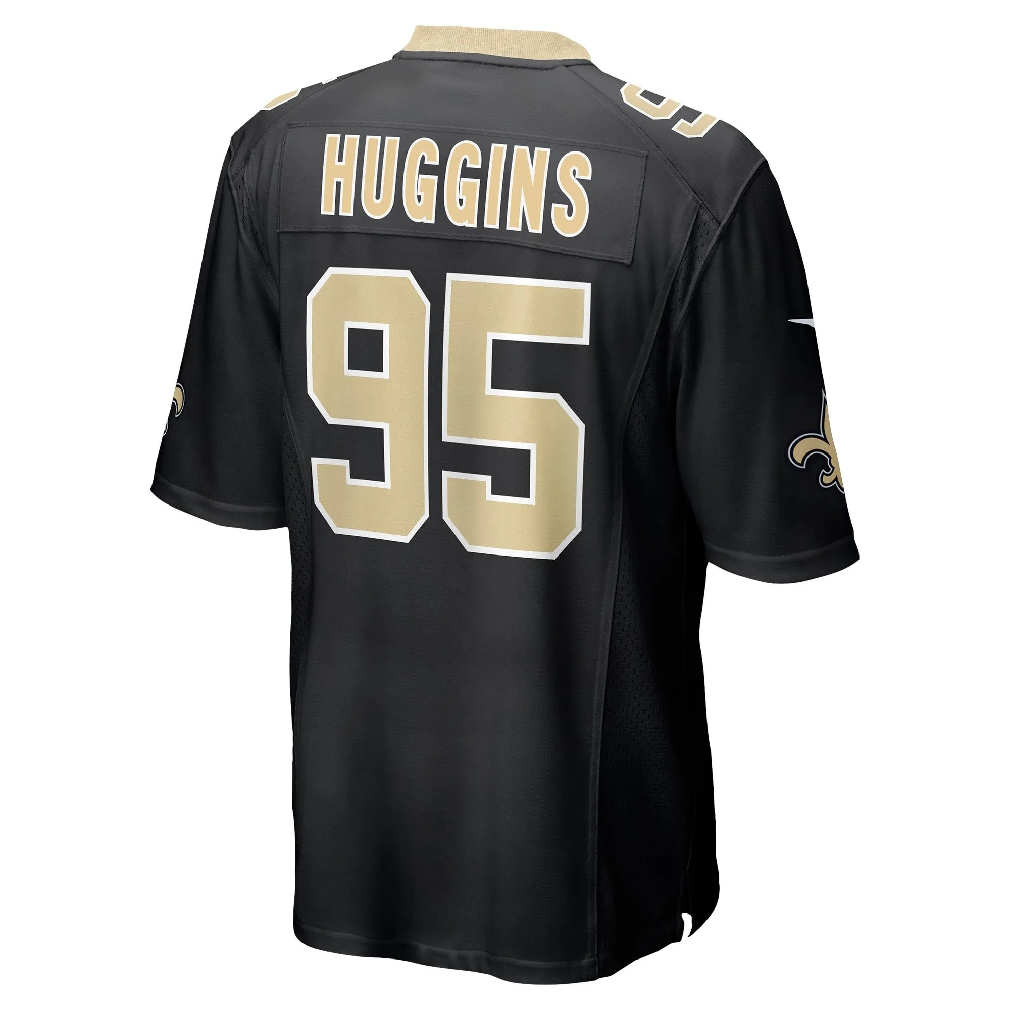 Albert Huggins New Orleans Saints  Player Game Jersey - Black