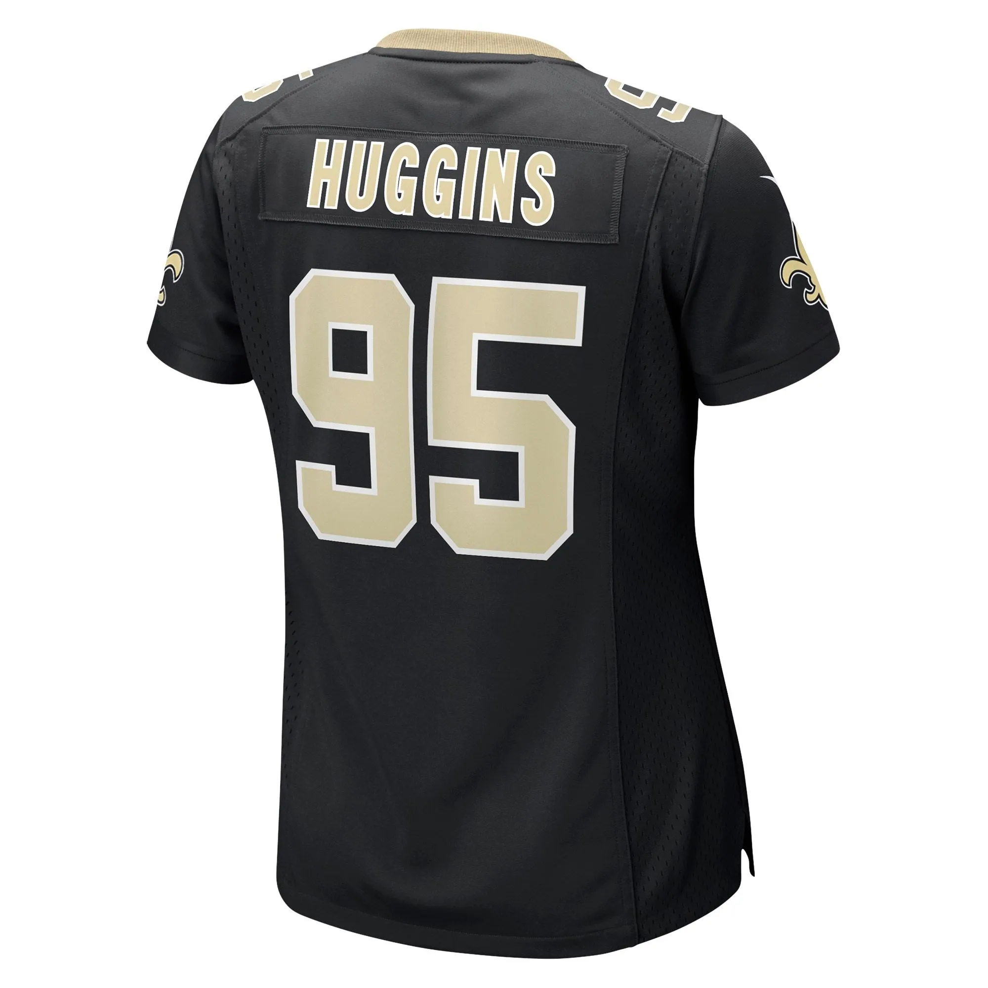 Albert Huggins New Orleans Saints  Women's Player Game Jersey - Black