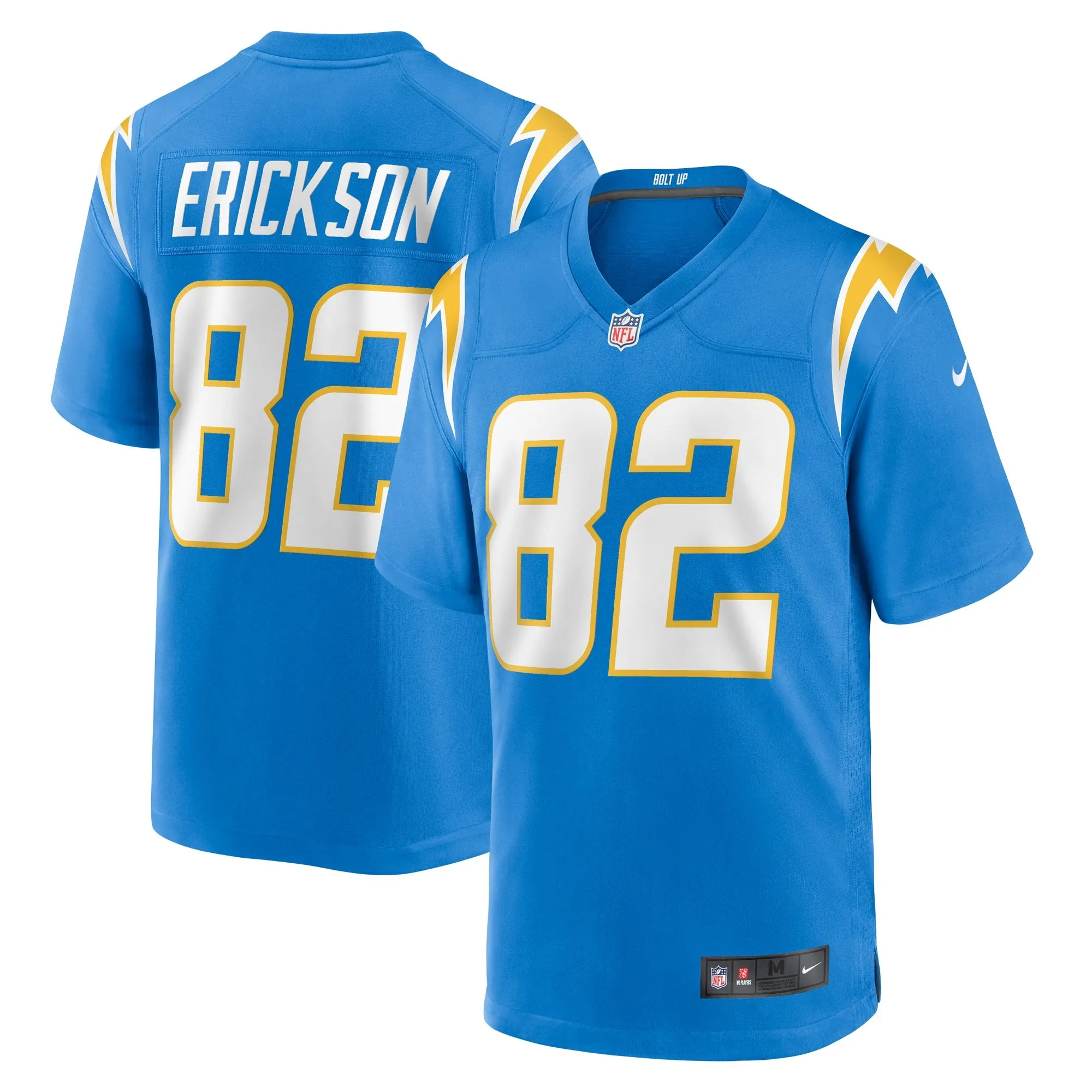 Alex Erickson Los Angeles Chargers  Team Game Jersey -  Powder Blue