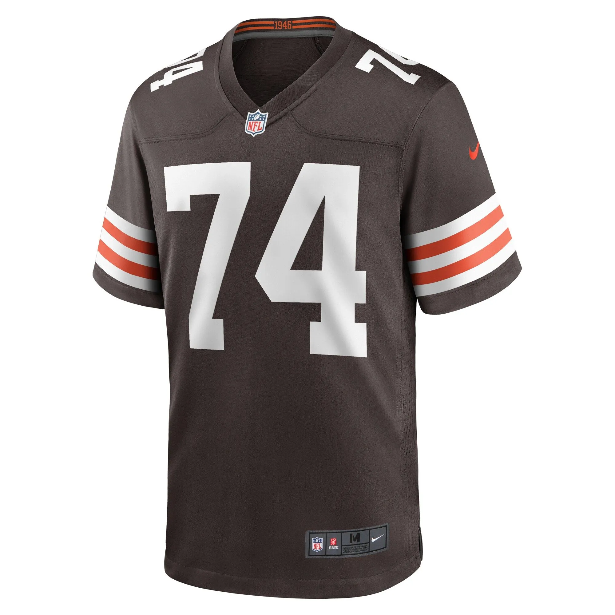 Alex Leatherwood Cleveland Browns  Team Game Jersey -  Brown