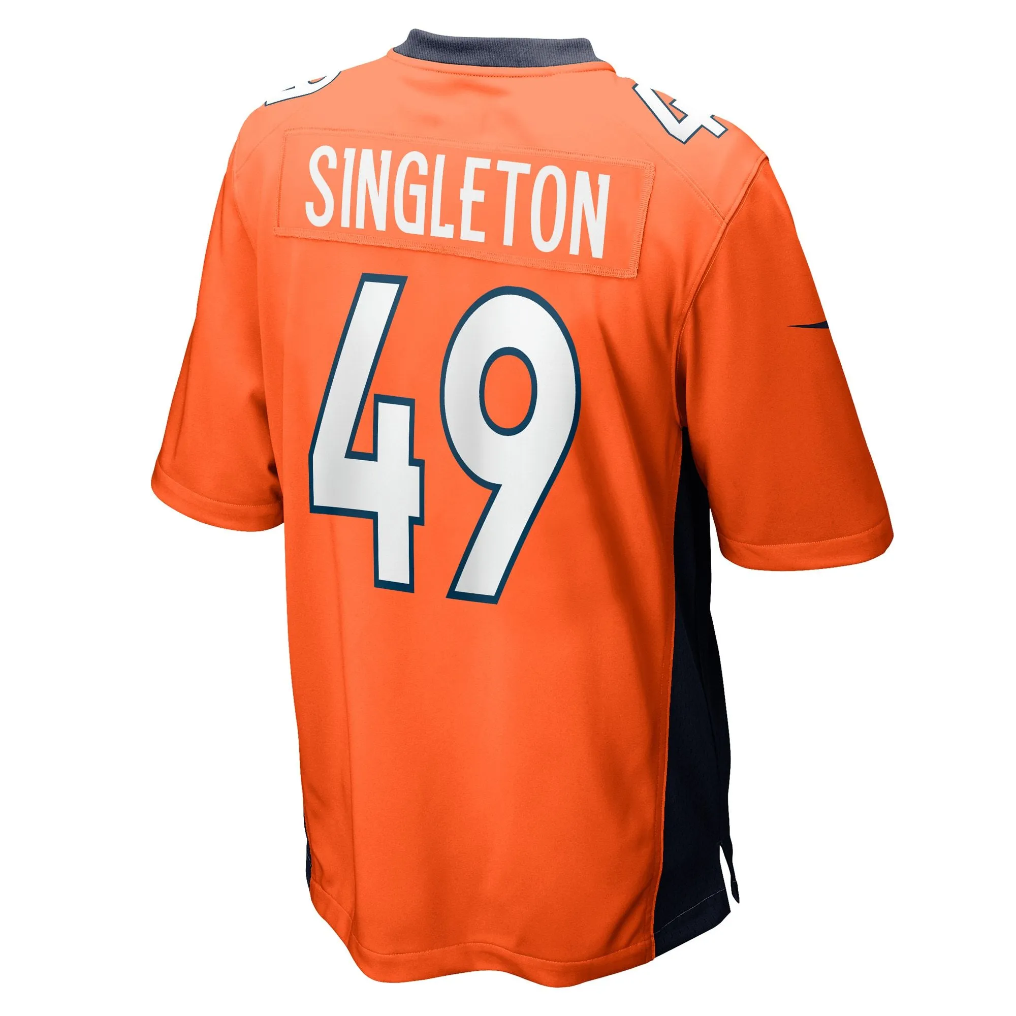 Alex Singleton Denver Broncos  Game Player Jersey - Orange