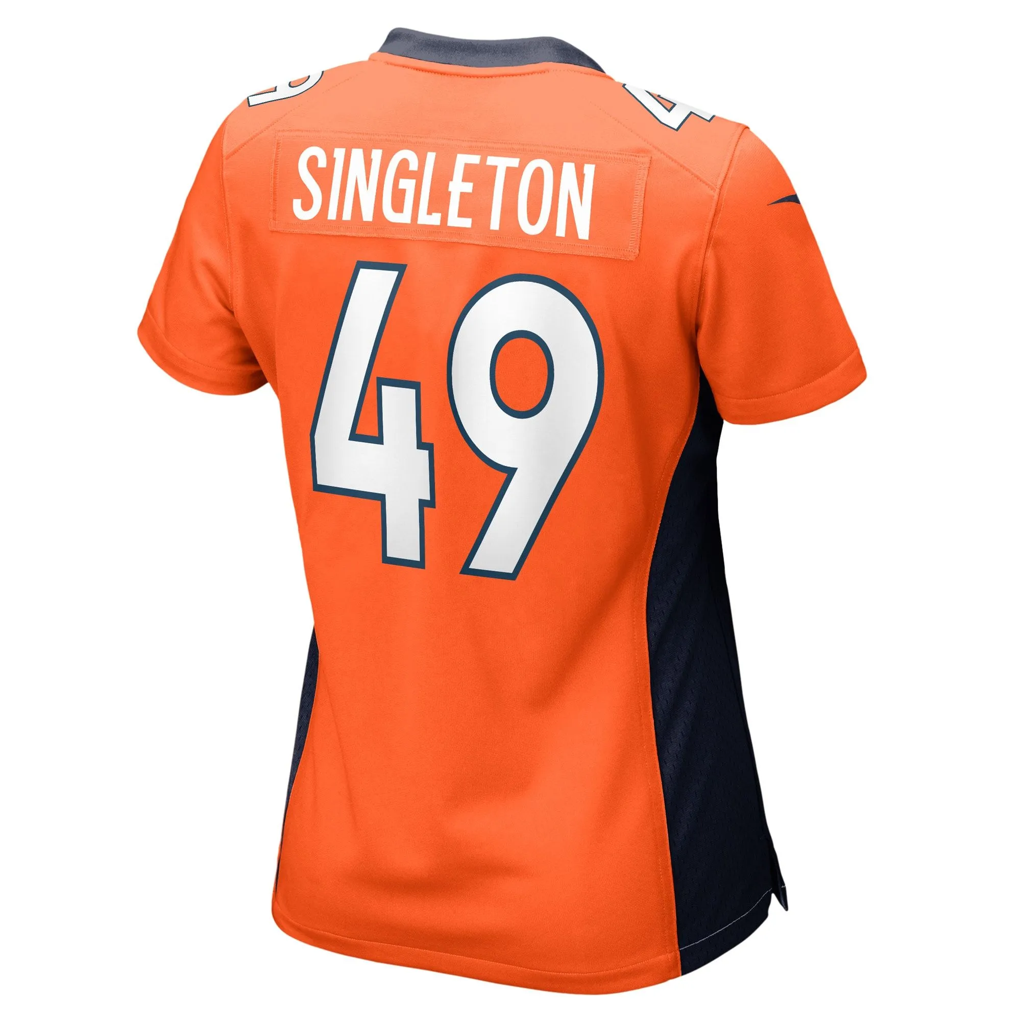 Alex Singleton Denver Broncos  Women's Game Player Jersey - Orange