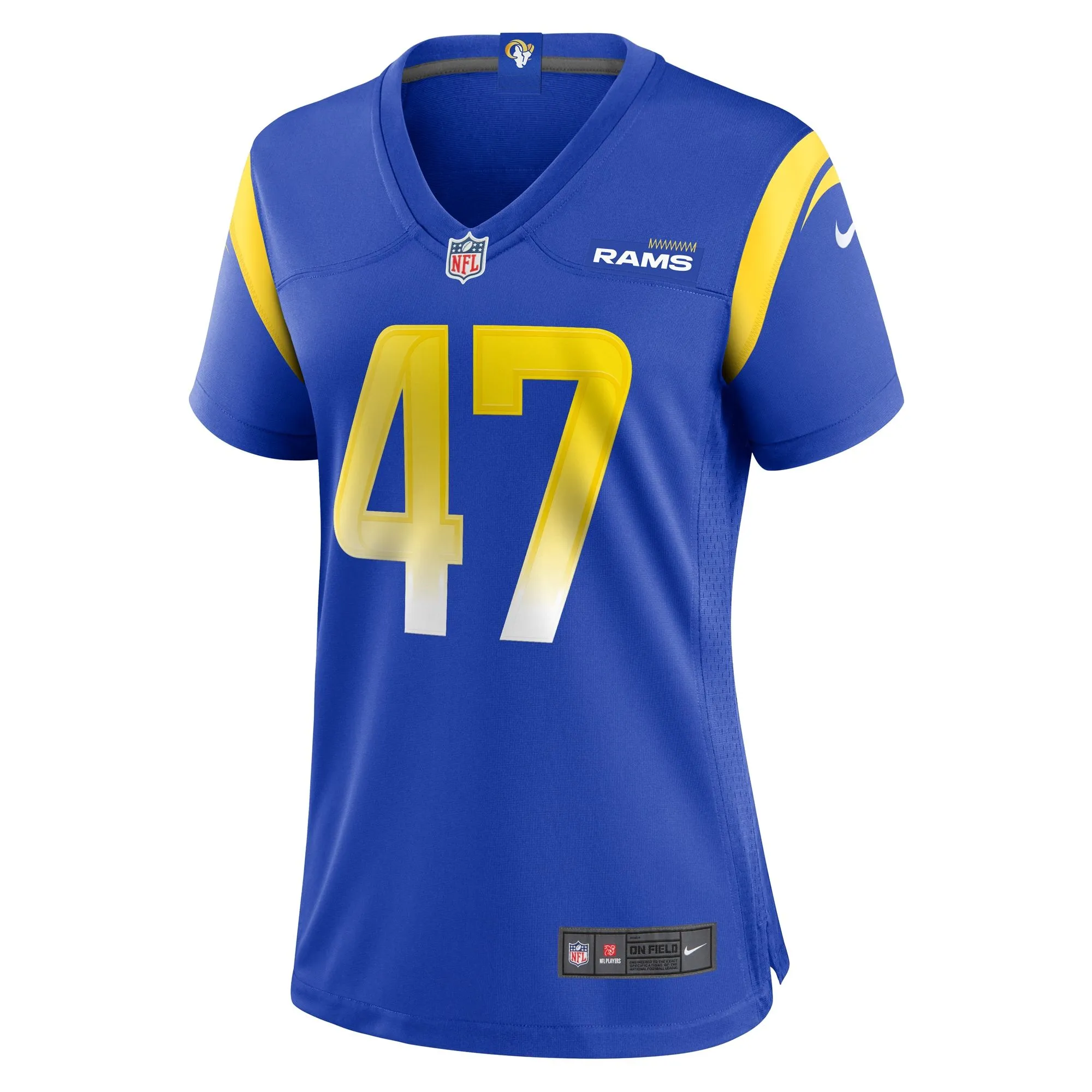 Alex Ward Los Angeles Rams  Women's Home Game Jersey - Royal