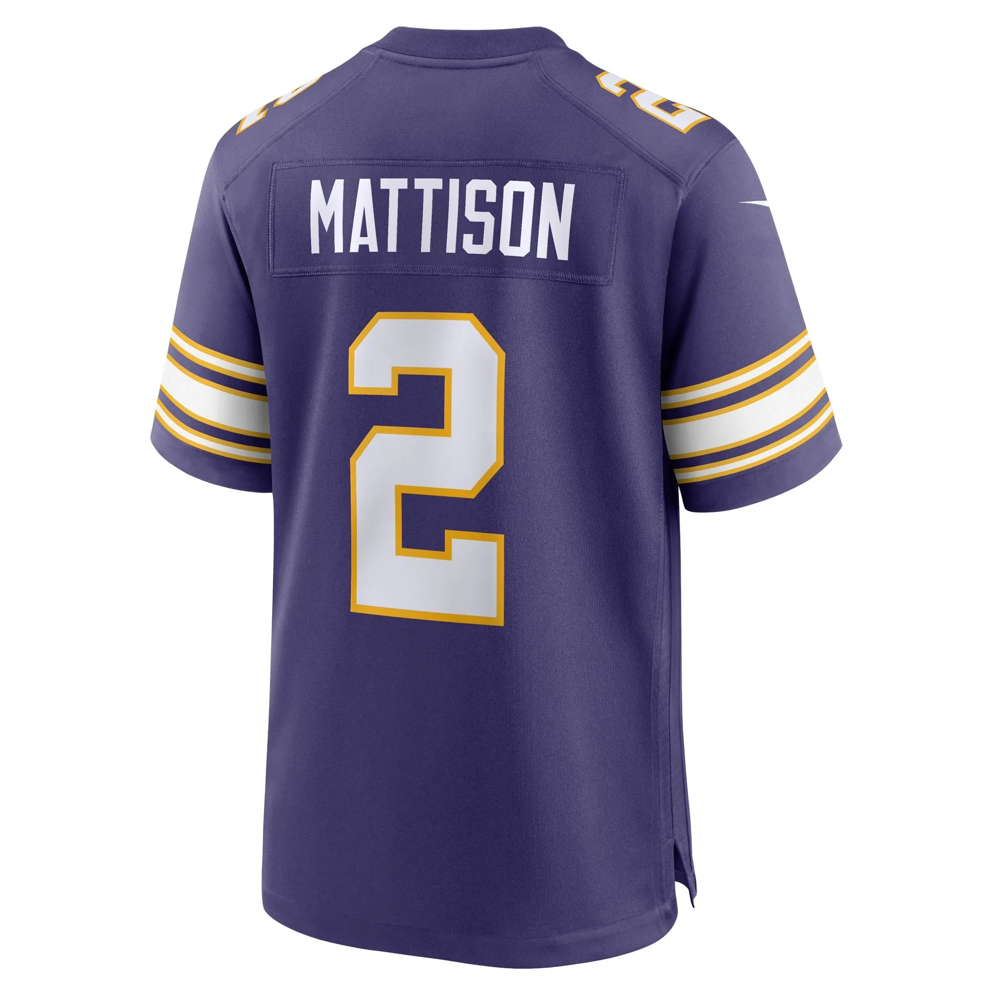 Alexander Mattison Minnesota Vikings  Classic Player Game Jersey - Purple