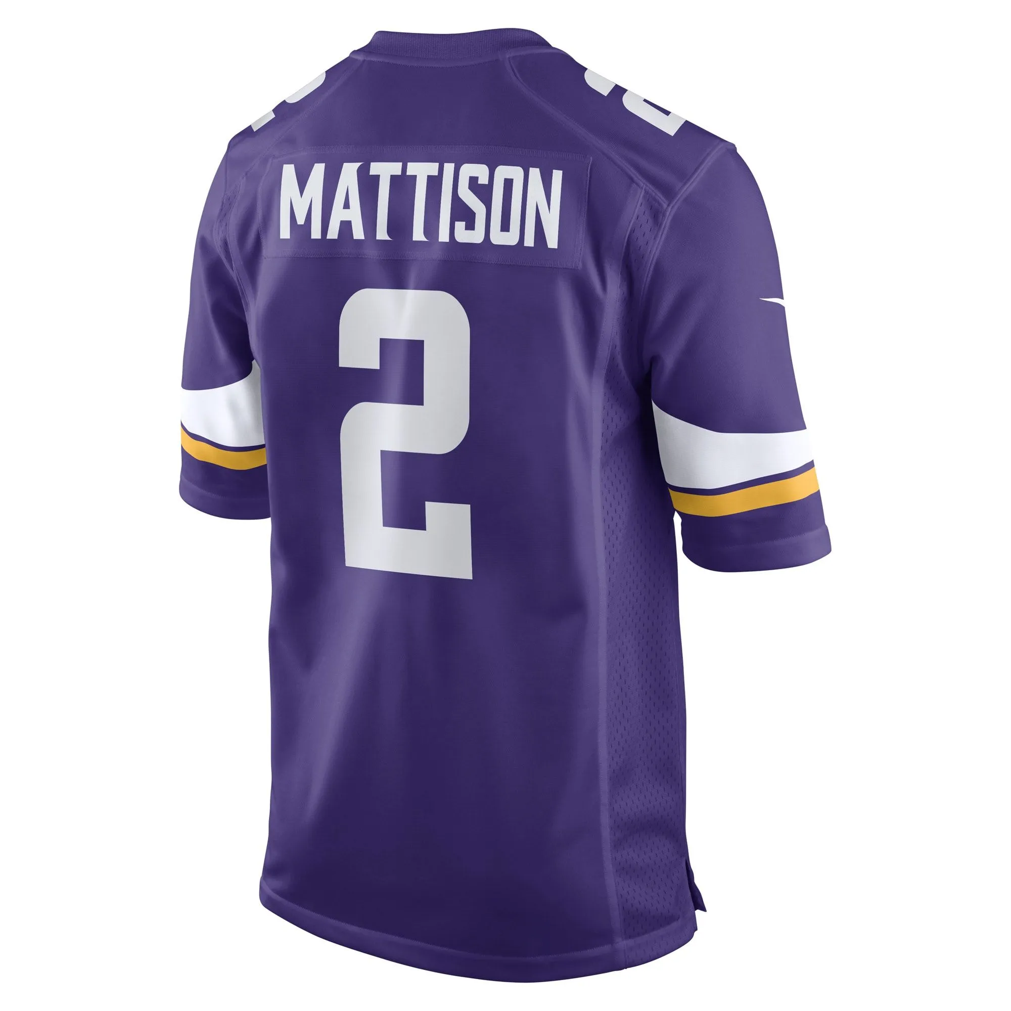 Alexander Mattison Minnesota Vikings  Game Player Jersey - Purple