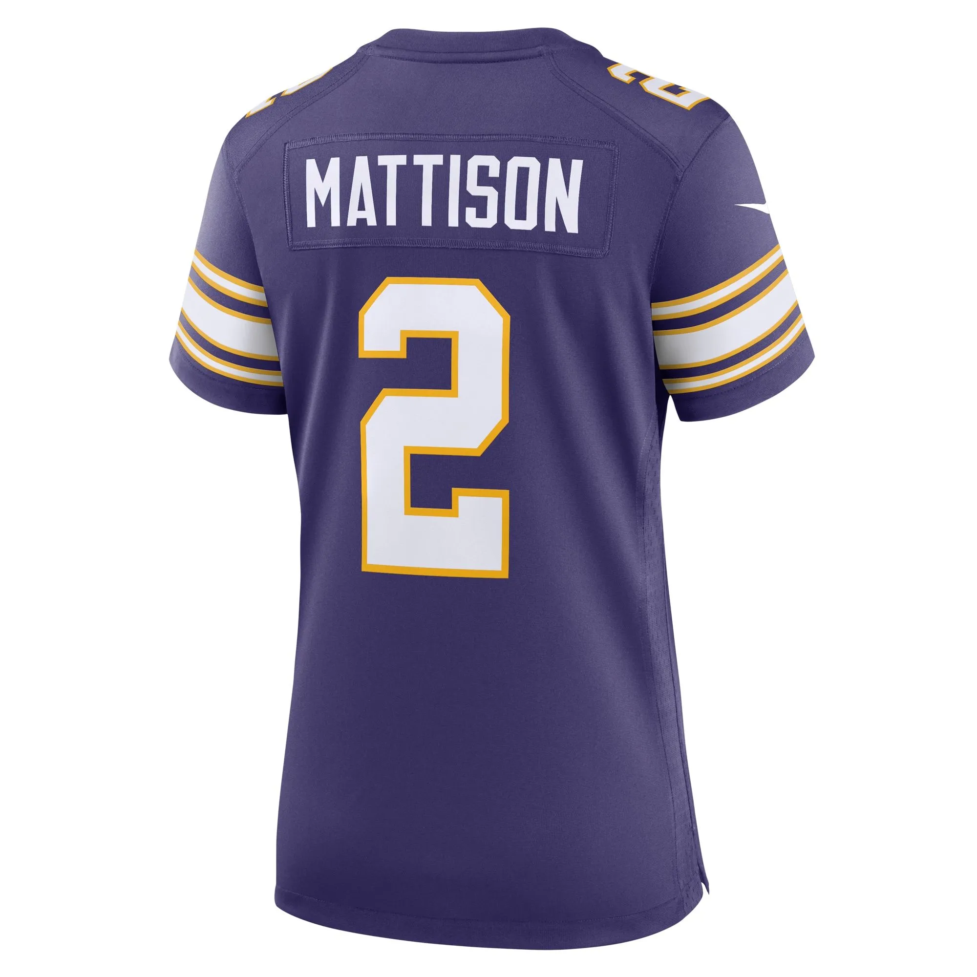 Alexander Mattison Minnesota Vikings  Women's Classic Player Game Jersey - Purple