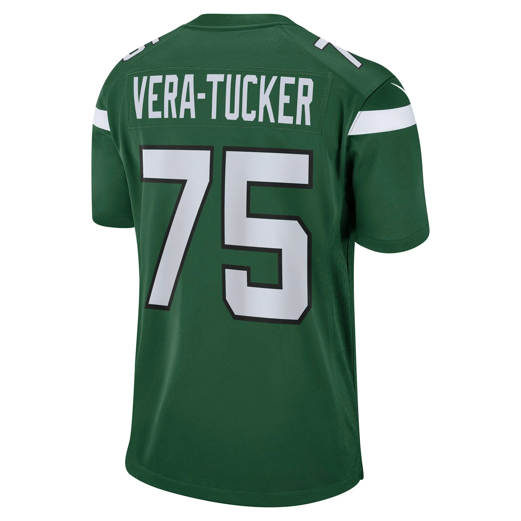 Alijah Vera-Tucker New York Jets  Game Player Jersey - Gotham Green