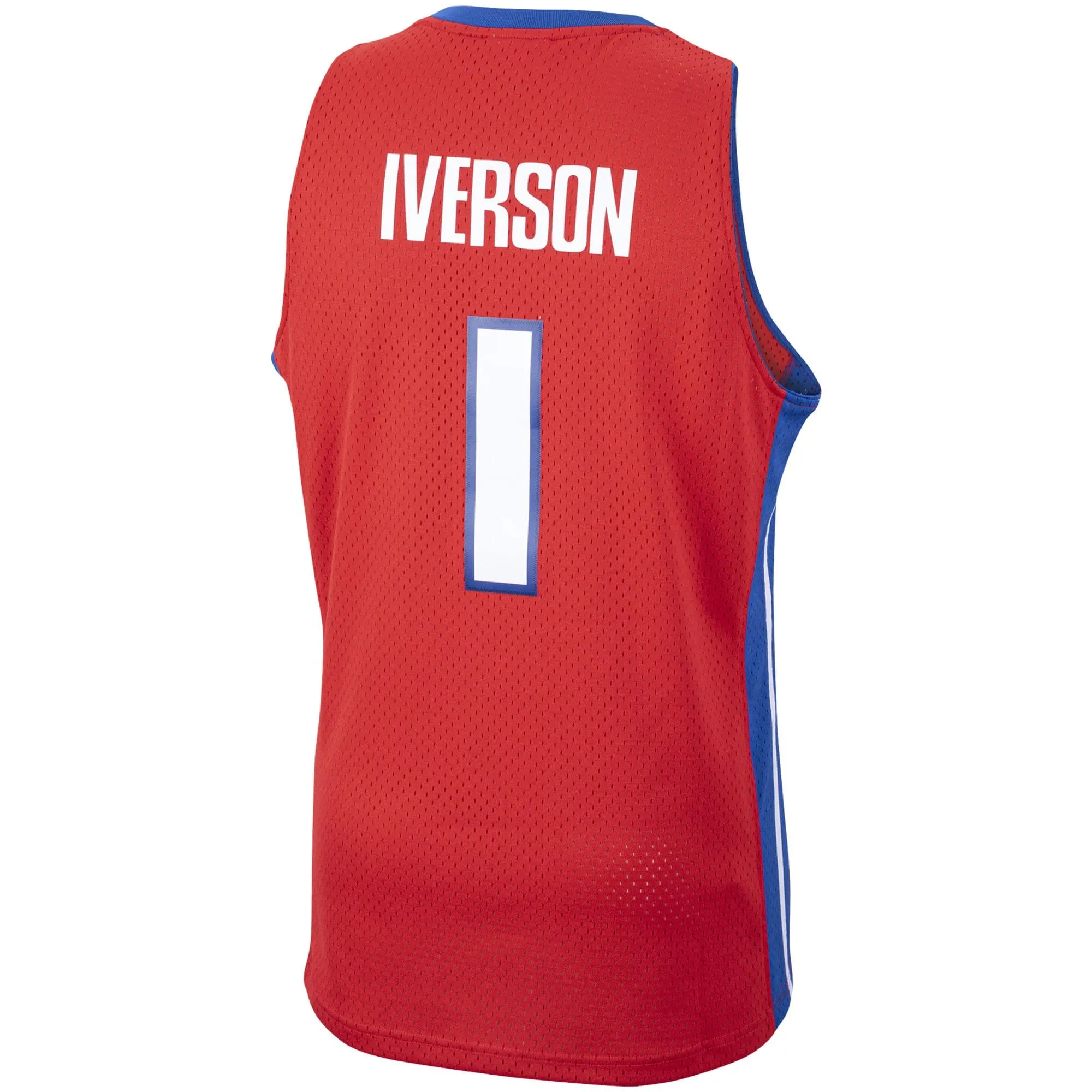 Allen Iverson Detroit Pistons Mitchell & Ness  2008/09 Hardwood Classics Swingman Jersey - Red