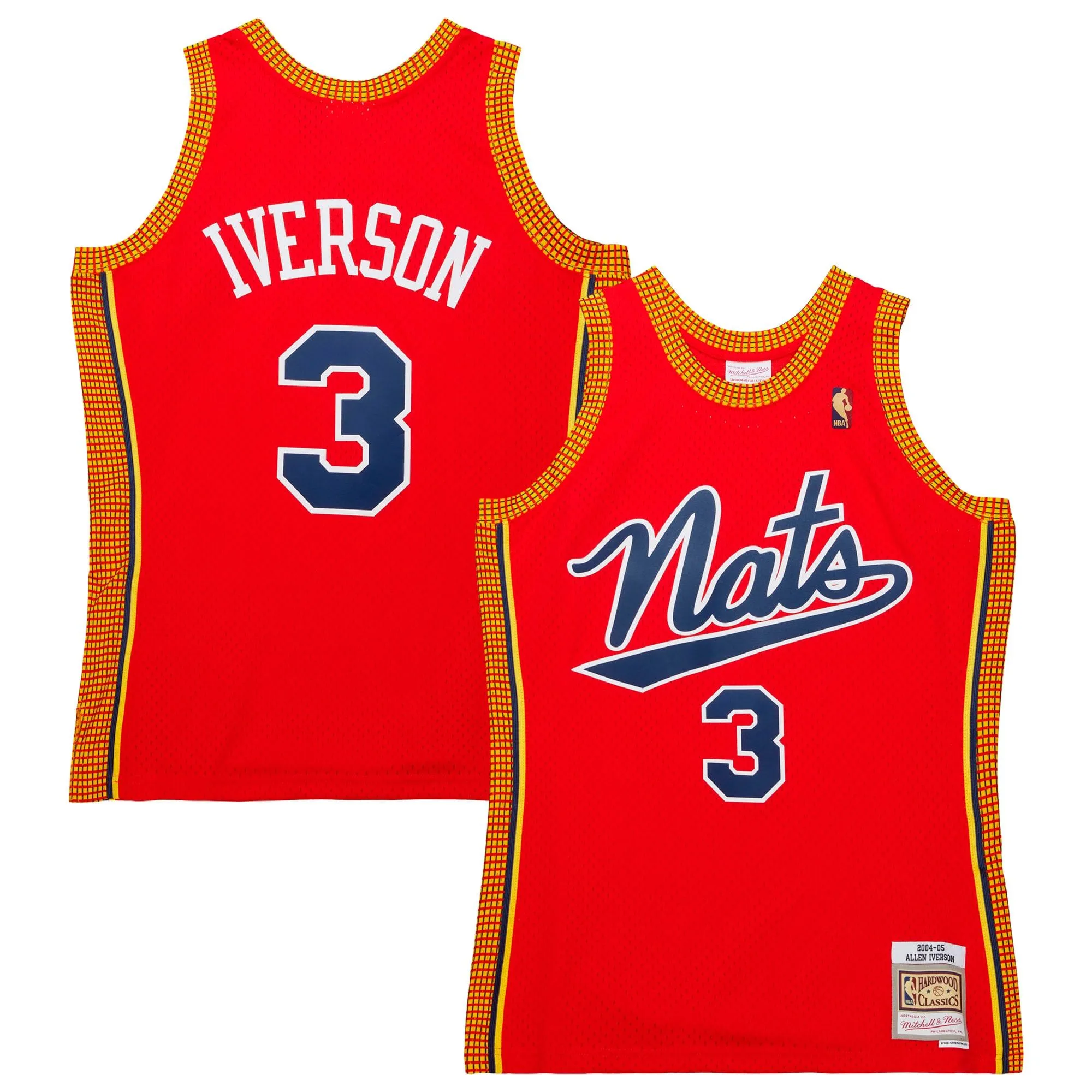 Allen Iverson Philadelphia 76ers Mitchell & Ness  2004/05 Hardwood Classics Swingman Jersey - Red