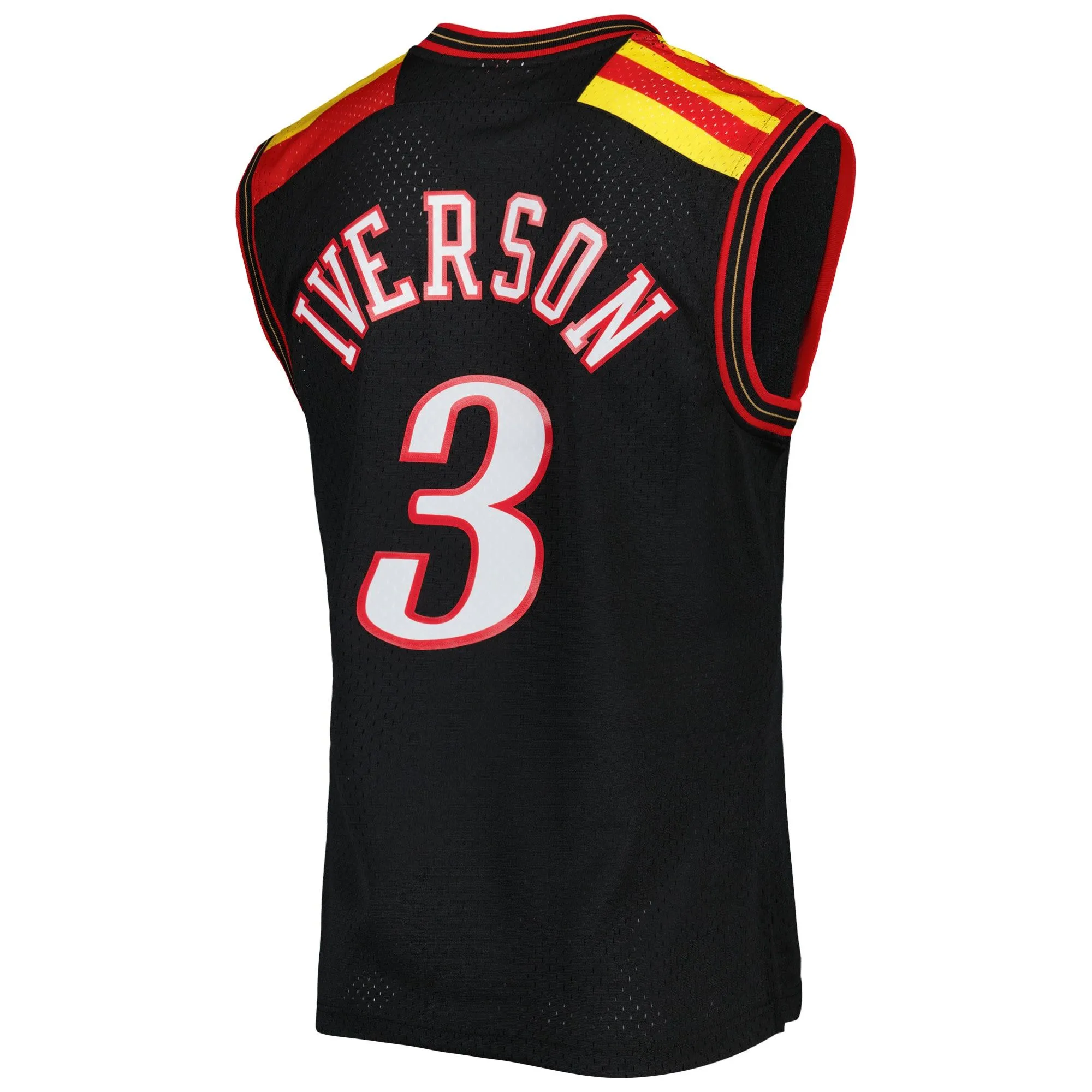 Allen Iverson Philadelphia 76ers Mitchell & Ness Hardwood Classics 2006/07 Swingman Jersey - Black