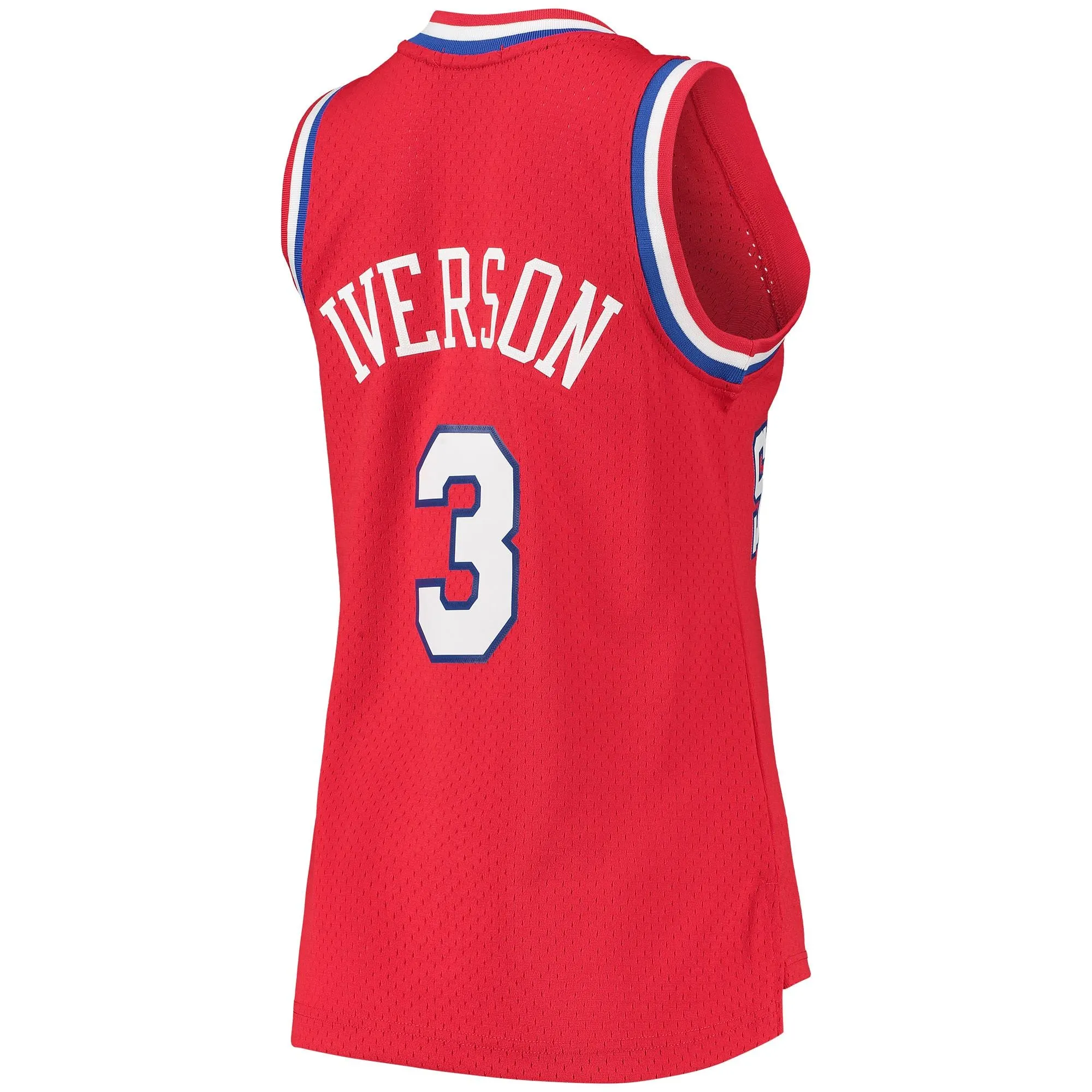 Allen Iverson Philadelphia 76ers Mitchell & Ness Women's 2002/03 Hardwood Classics Swingman Jersey - Red