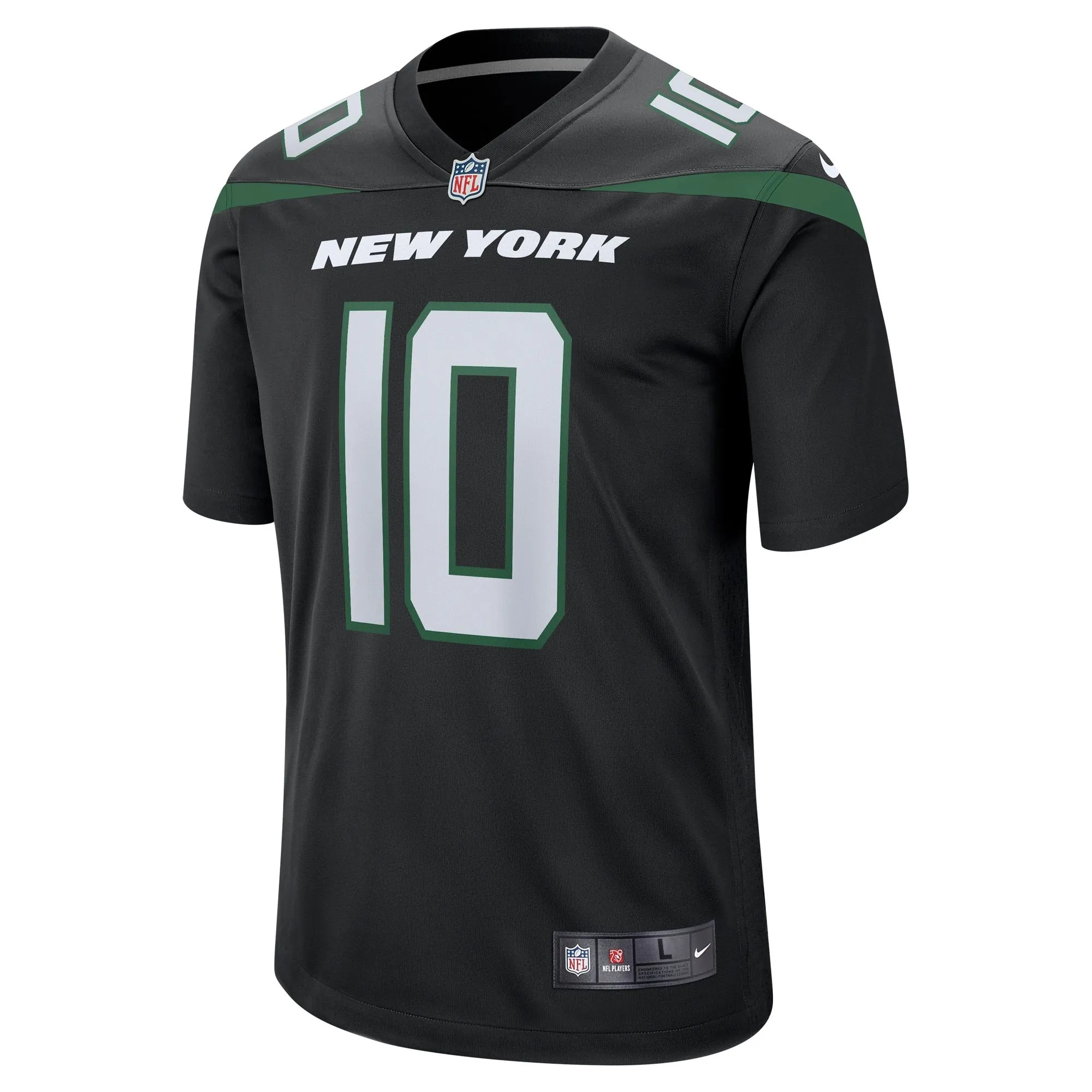 Allen Lazard New York Jets  Alternate Game Jersey - Stealth Black