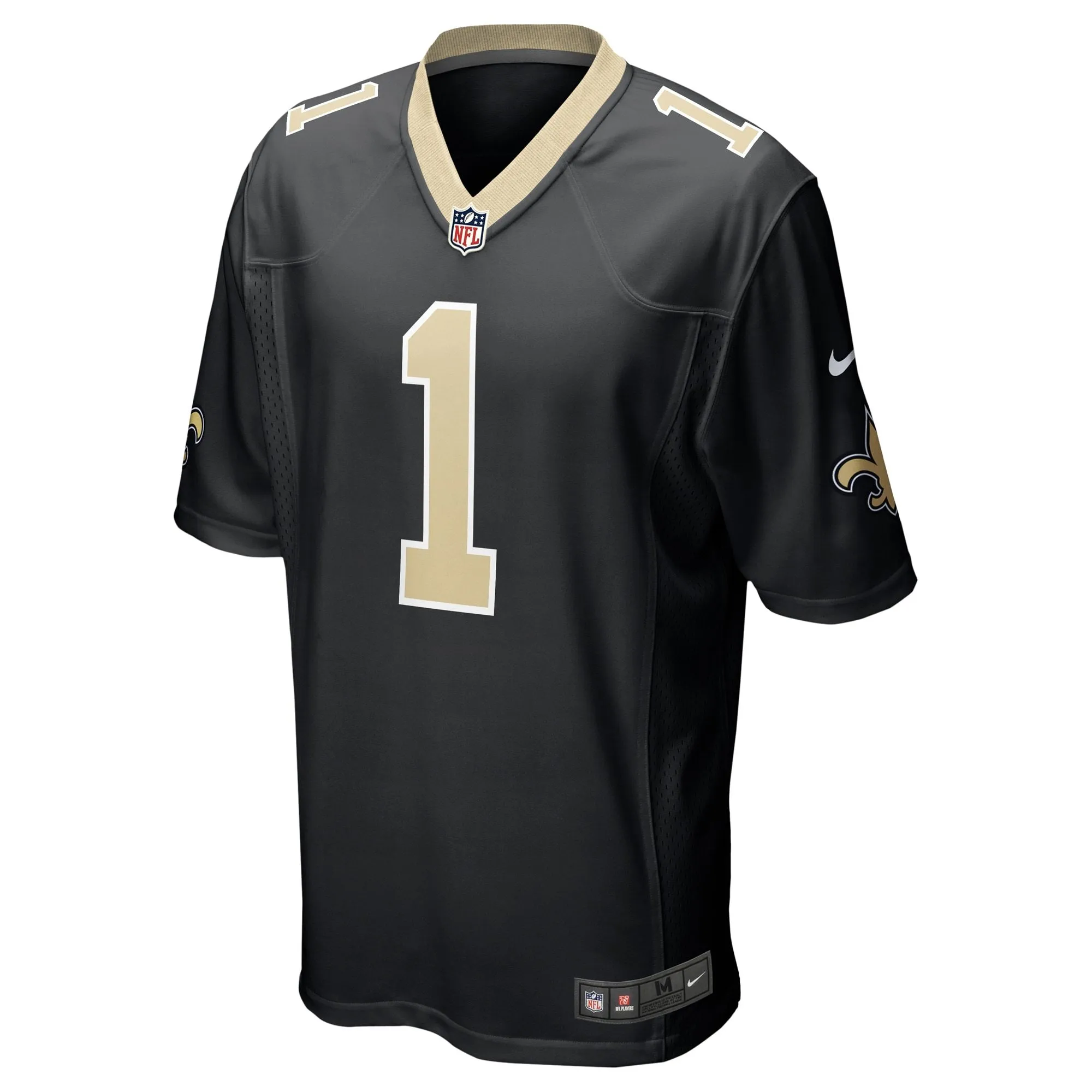 Alontae Taylor New Orleans Saints  Team Game Jersey -  Black