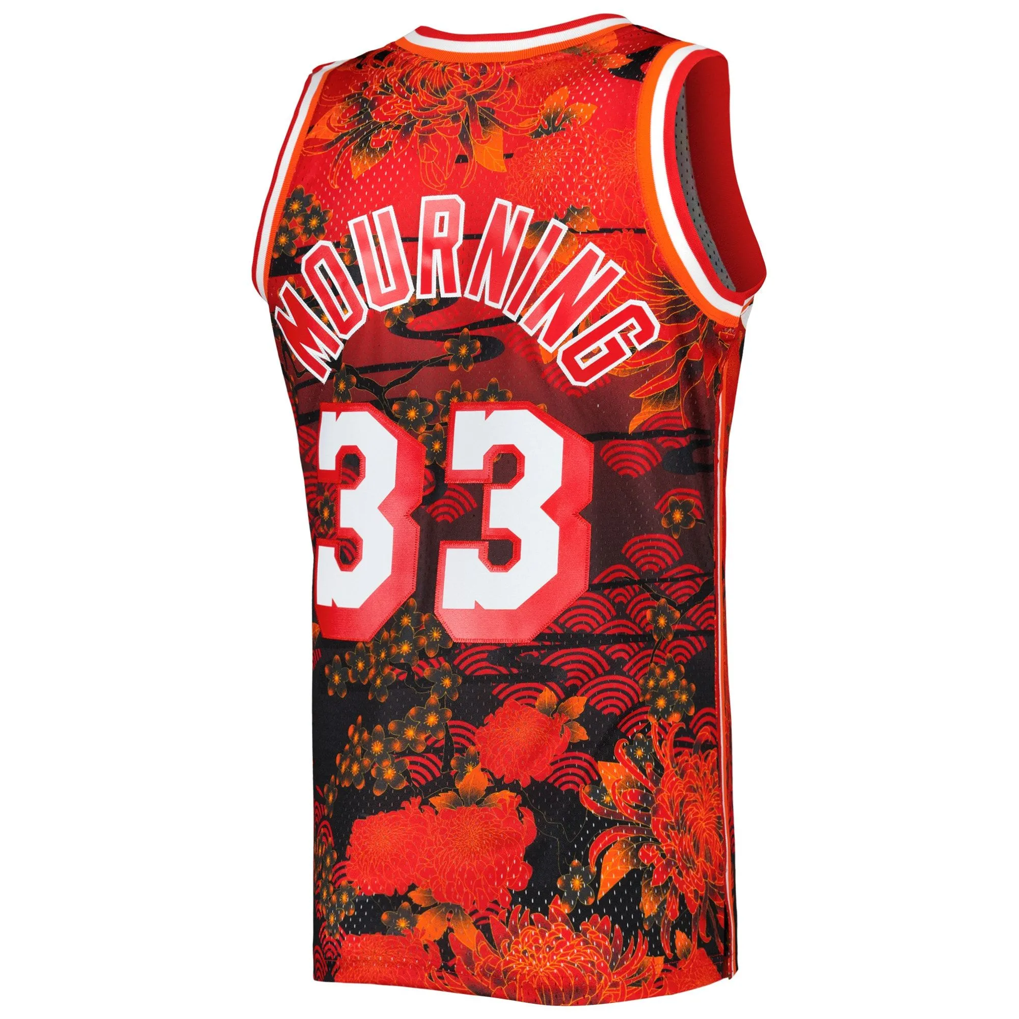 Alonzo Mourning Miami Heat Mitchell & Ness 1996/97 Hardwood Classics Lunar New Year Swingman Jersey - Red