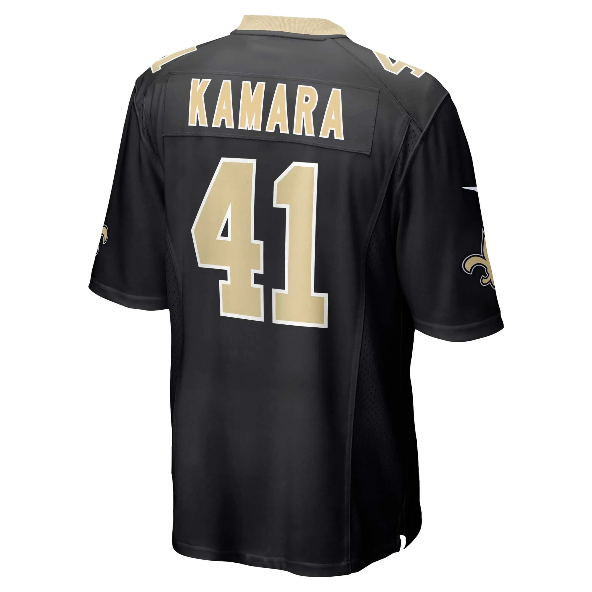 Alvin Kamara New Orleans Saints  Game Jersey - Black