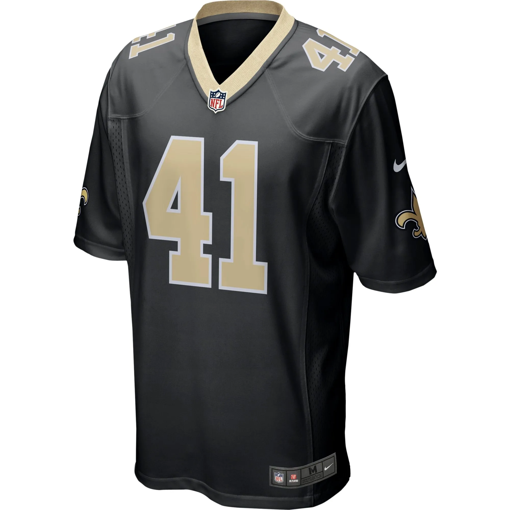 Alvin Kamara New Orleans Saints  Game Jersey - Black