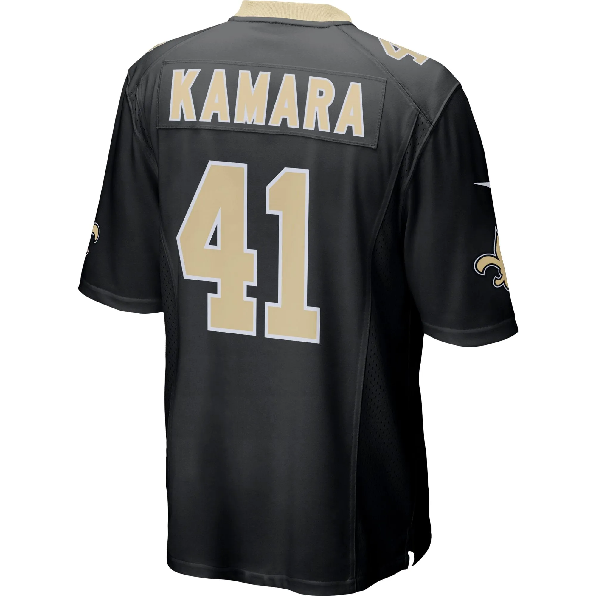 Alvin Kamara New Orleans Saints  Game Jersey - Black