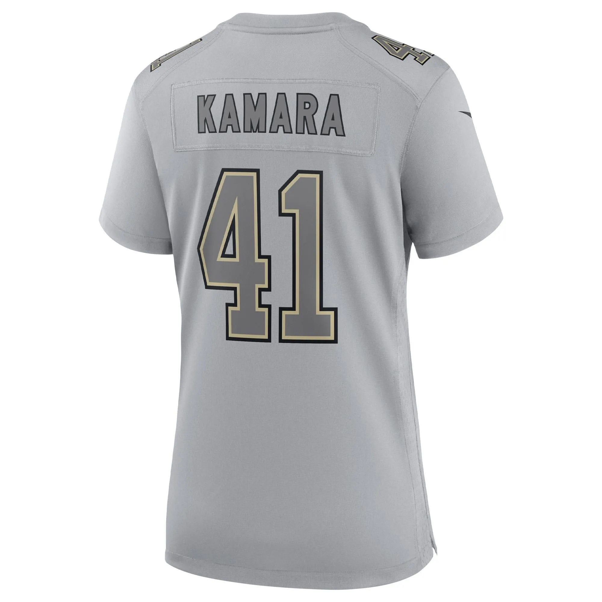 Alvin Kamara New Orleans Saints  Women's Atmosphere Fashion Game Jersey - Gray