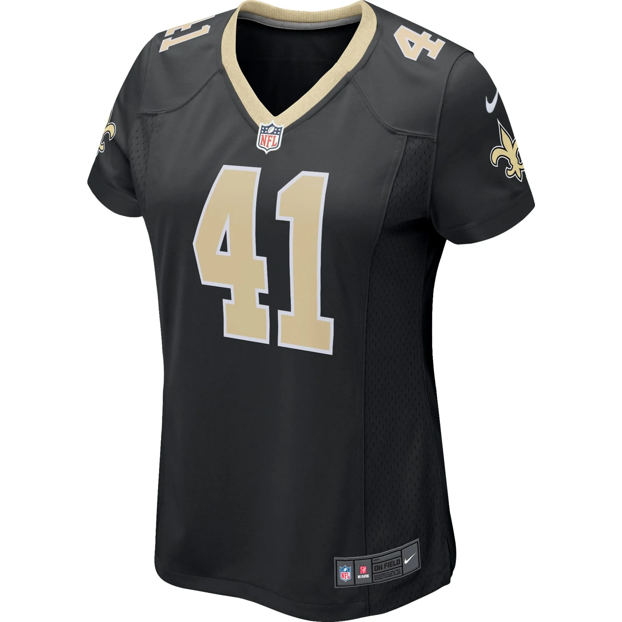 Alvin Kamara New Orleans Saints  Women's Game Jersey - Black