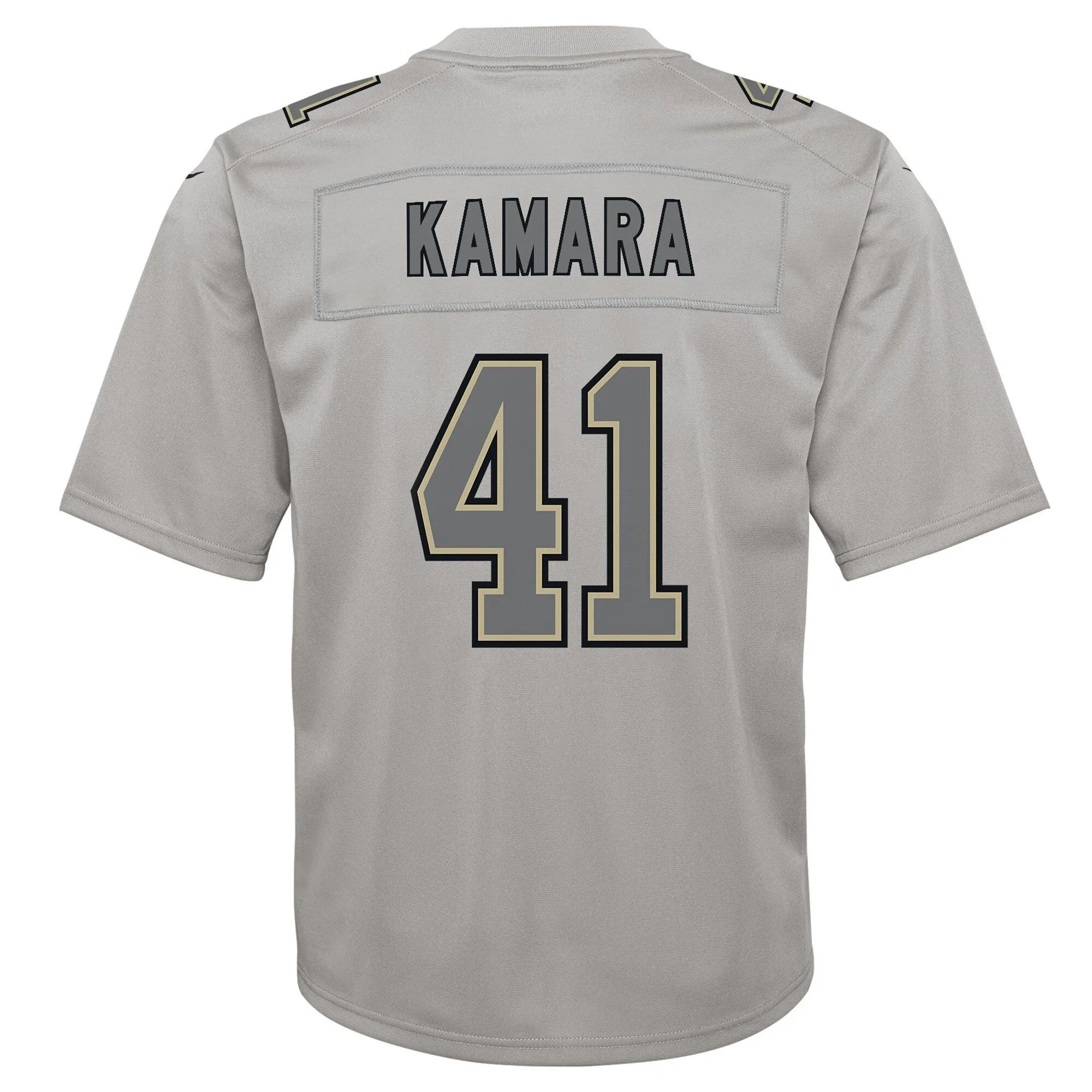 Alvin Kamara New Orleans Saints  Youth Atmosphere Game Jersey - Gray