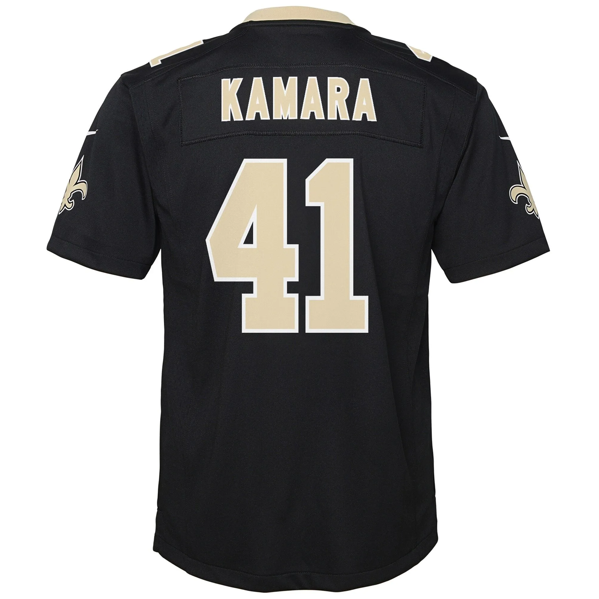 Alvin Kamara New Orleans Saints  Youth Game Jersey - Black