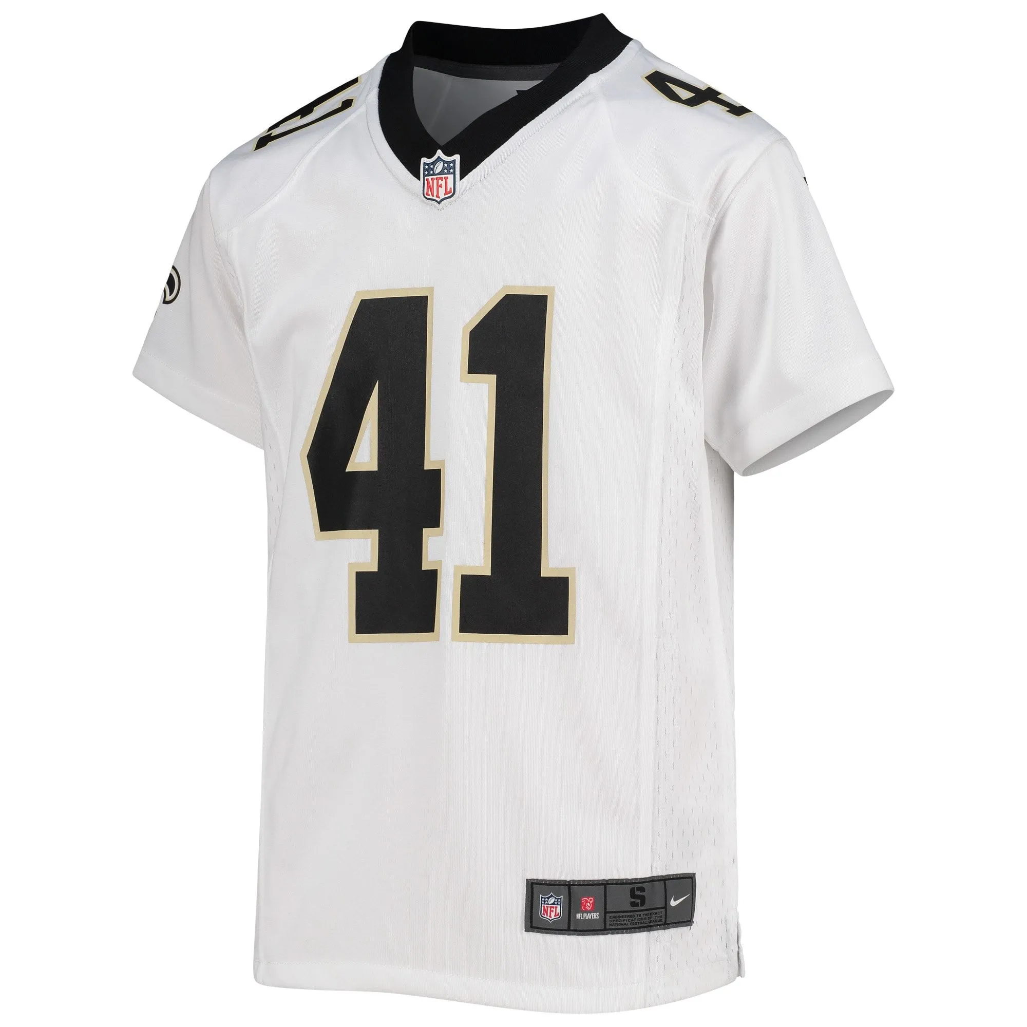 Alvin Kamara New Orleans Saints  Youth Game Jersey - White