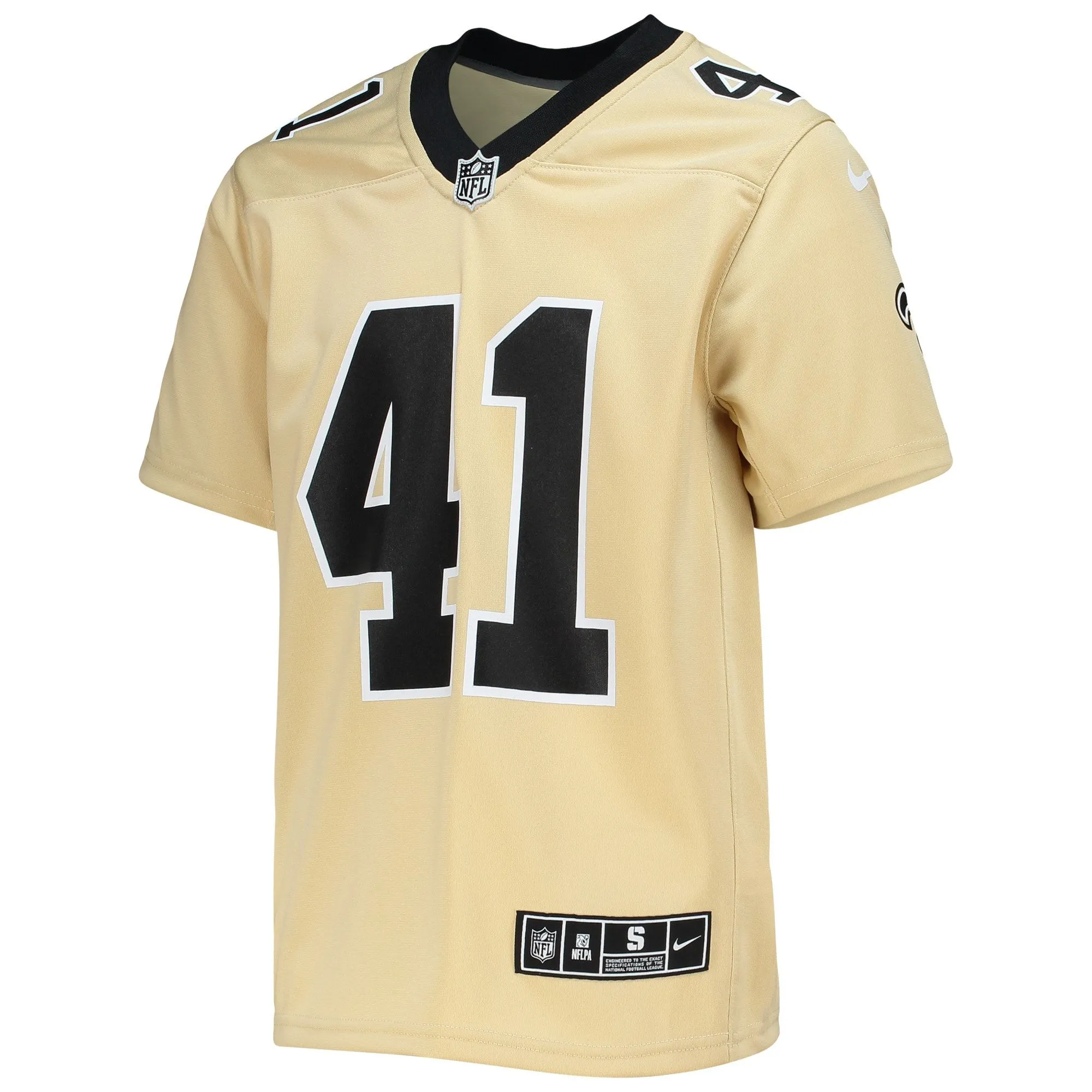 Alvin Kamara New Orleans Saints  Youth Inverted Team Game Jersey - Gold