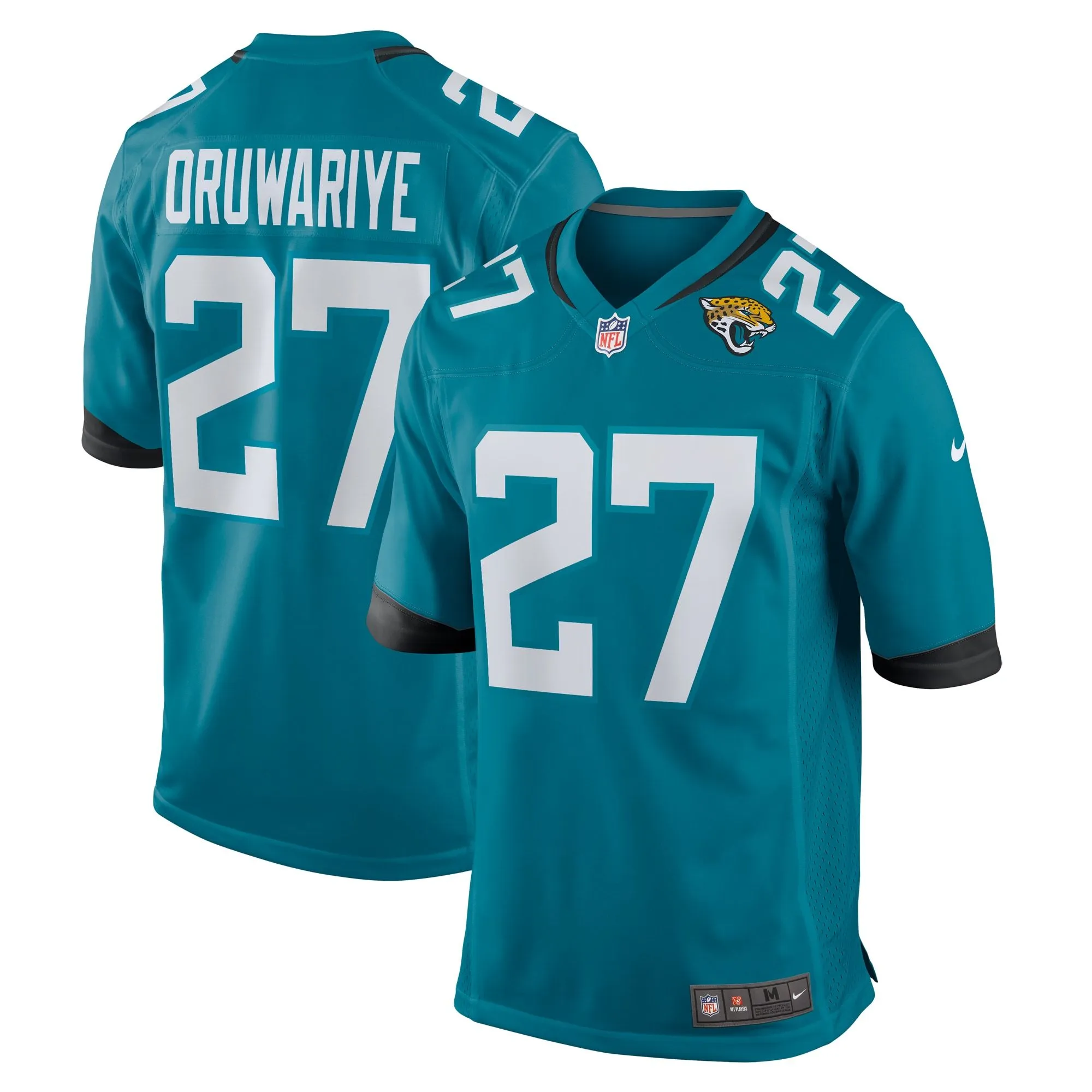 Amani Oruwariye Jacksonville Jaguars   Game Jersey -  Teal