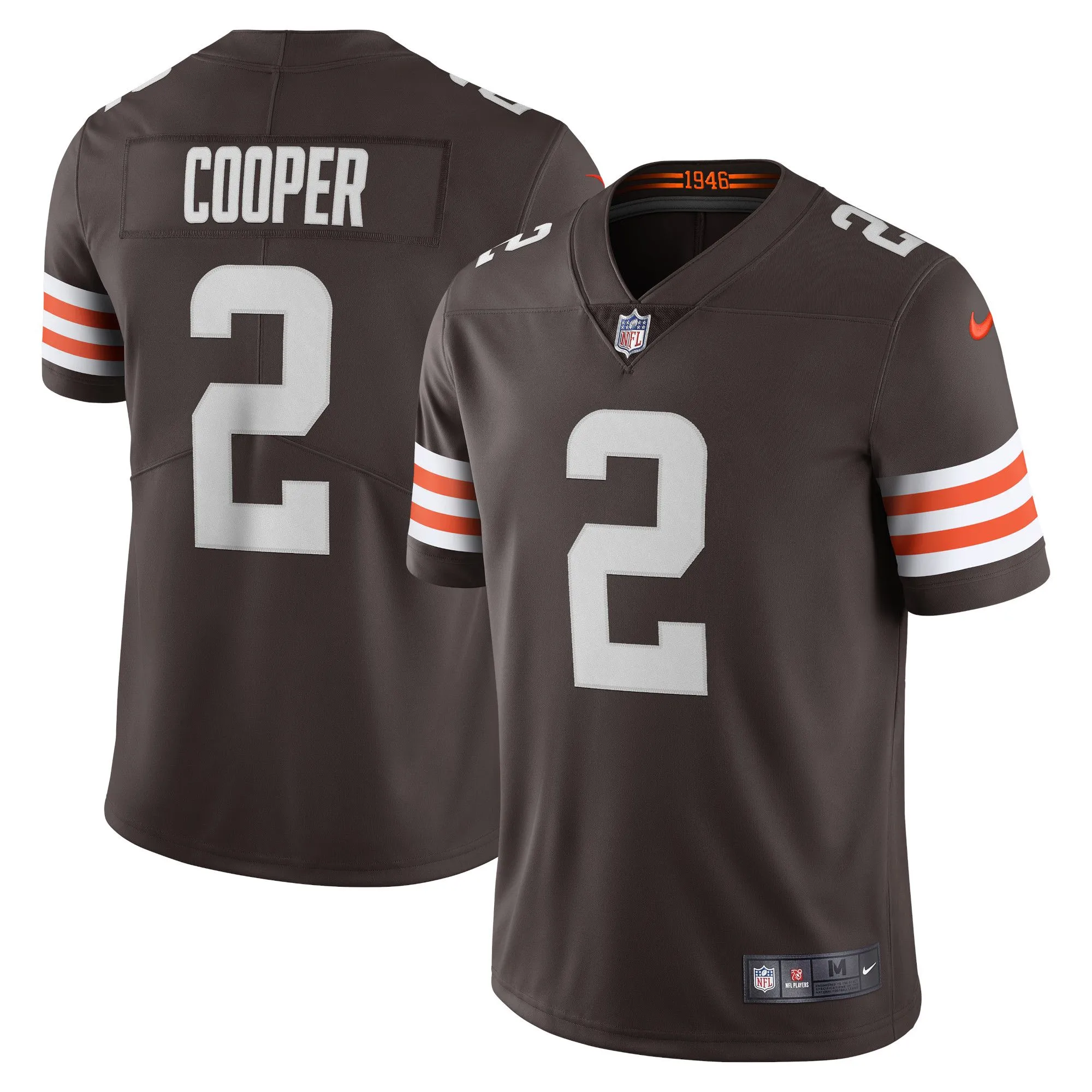 Amari Cooper Cleveland Browns  Men's Vapor Limited Jersey - Brown