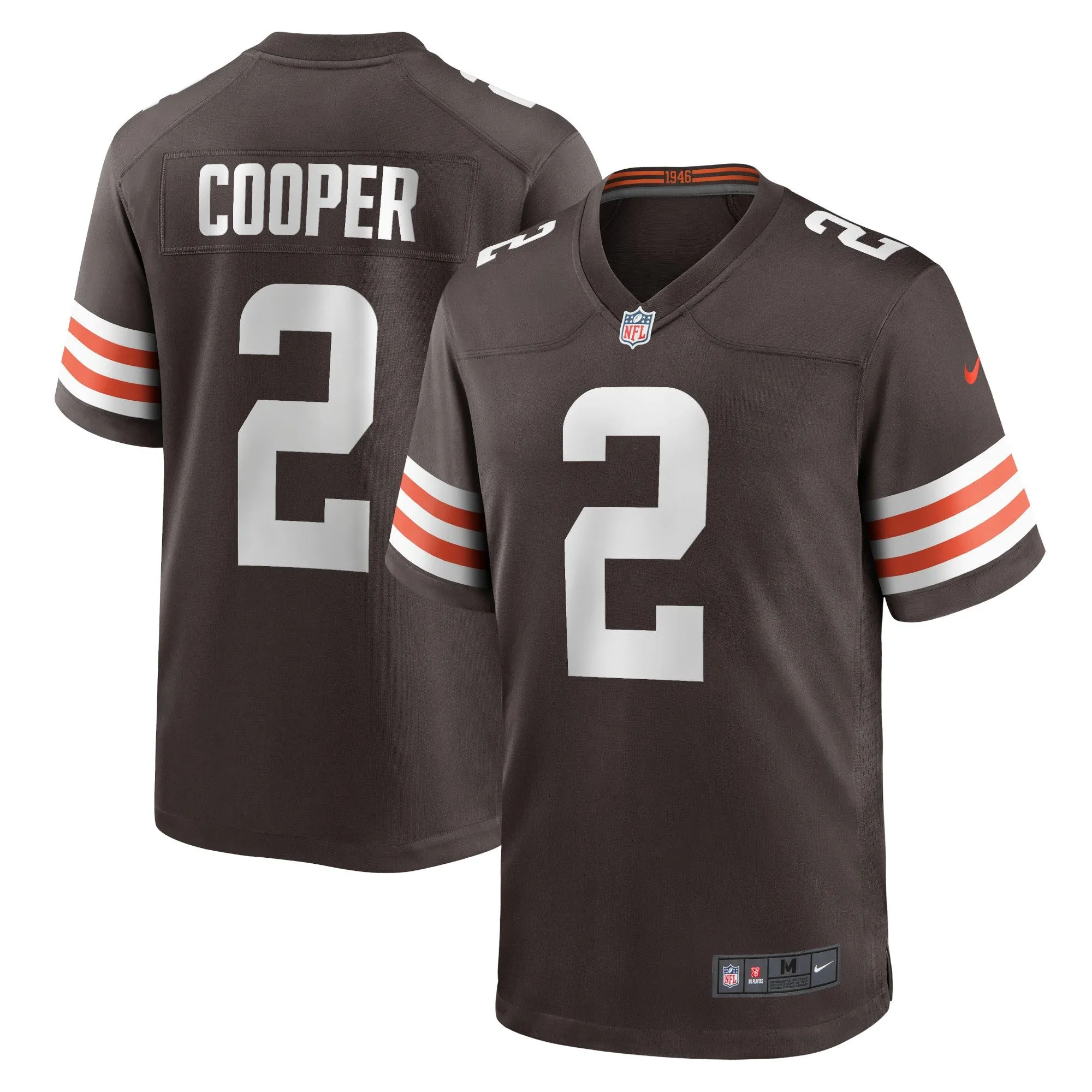 Amari Cooper Cleveland Browns  Player Game Jersey - Brown