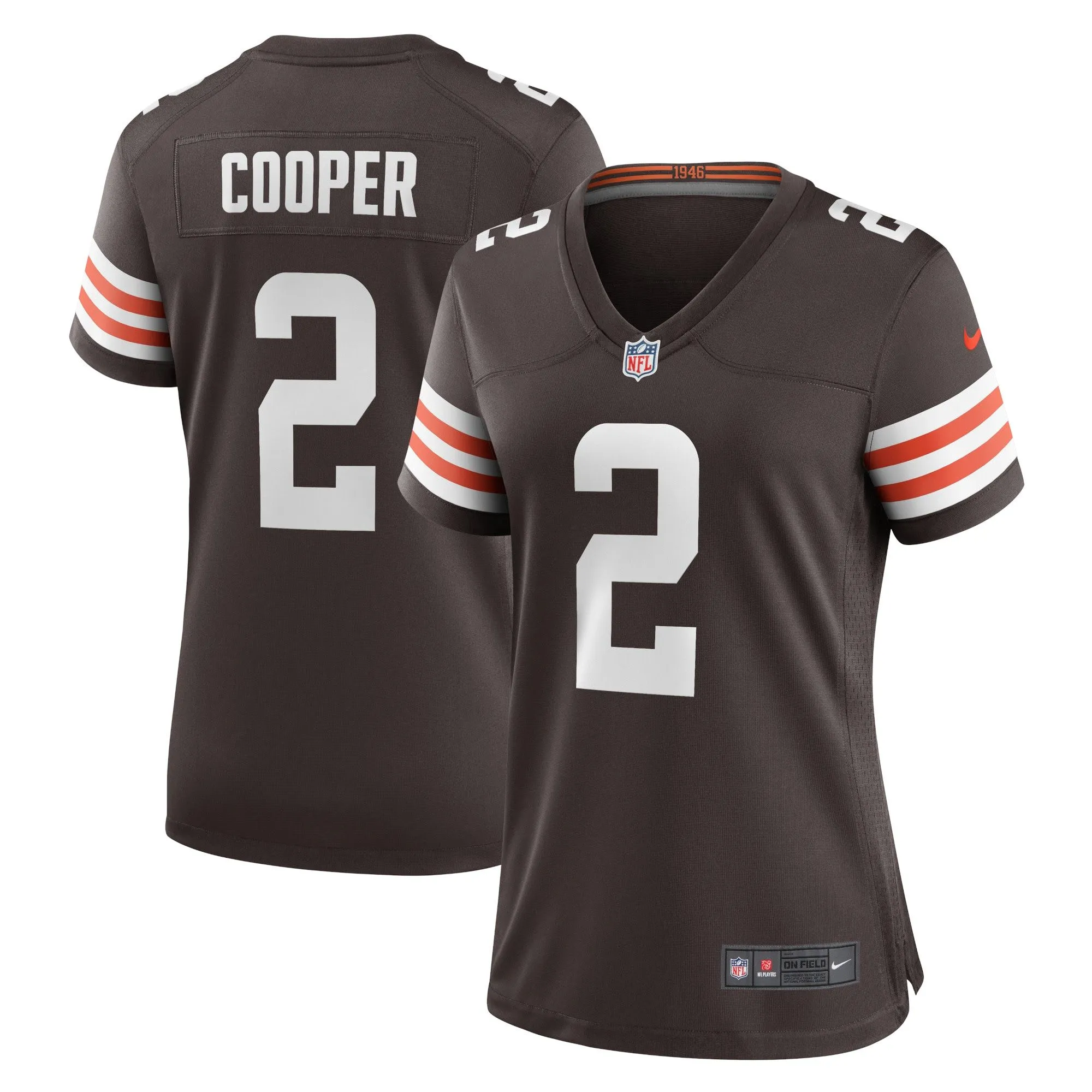 Amari Cooper Cleveland Browns  Women's Game Jersey - Brown