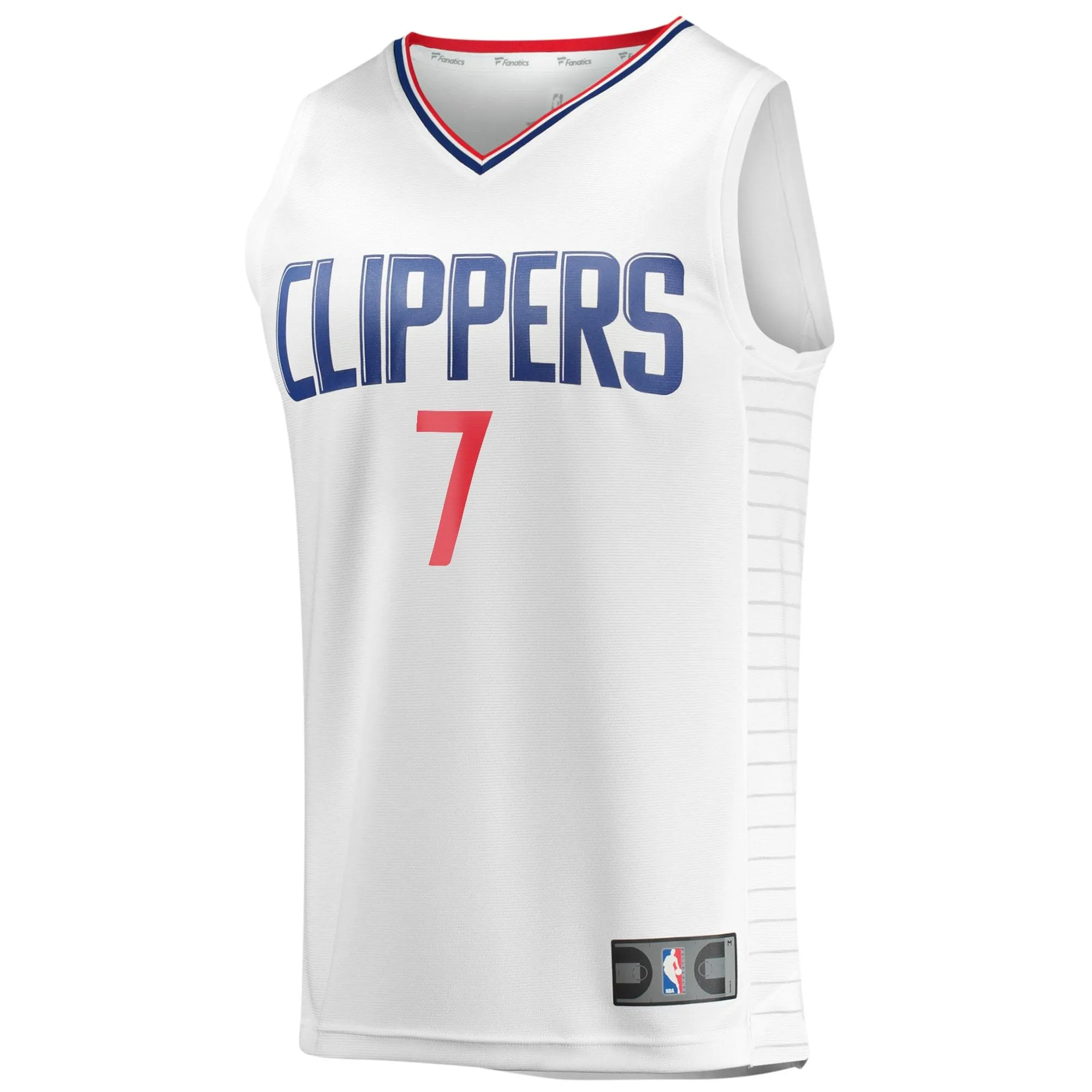 Amir Coffey LA Clippers Fanatics Branded Youth Fast Break Player Jersey - Association Edition - White