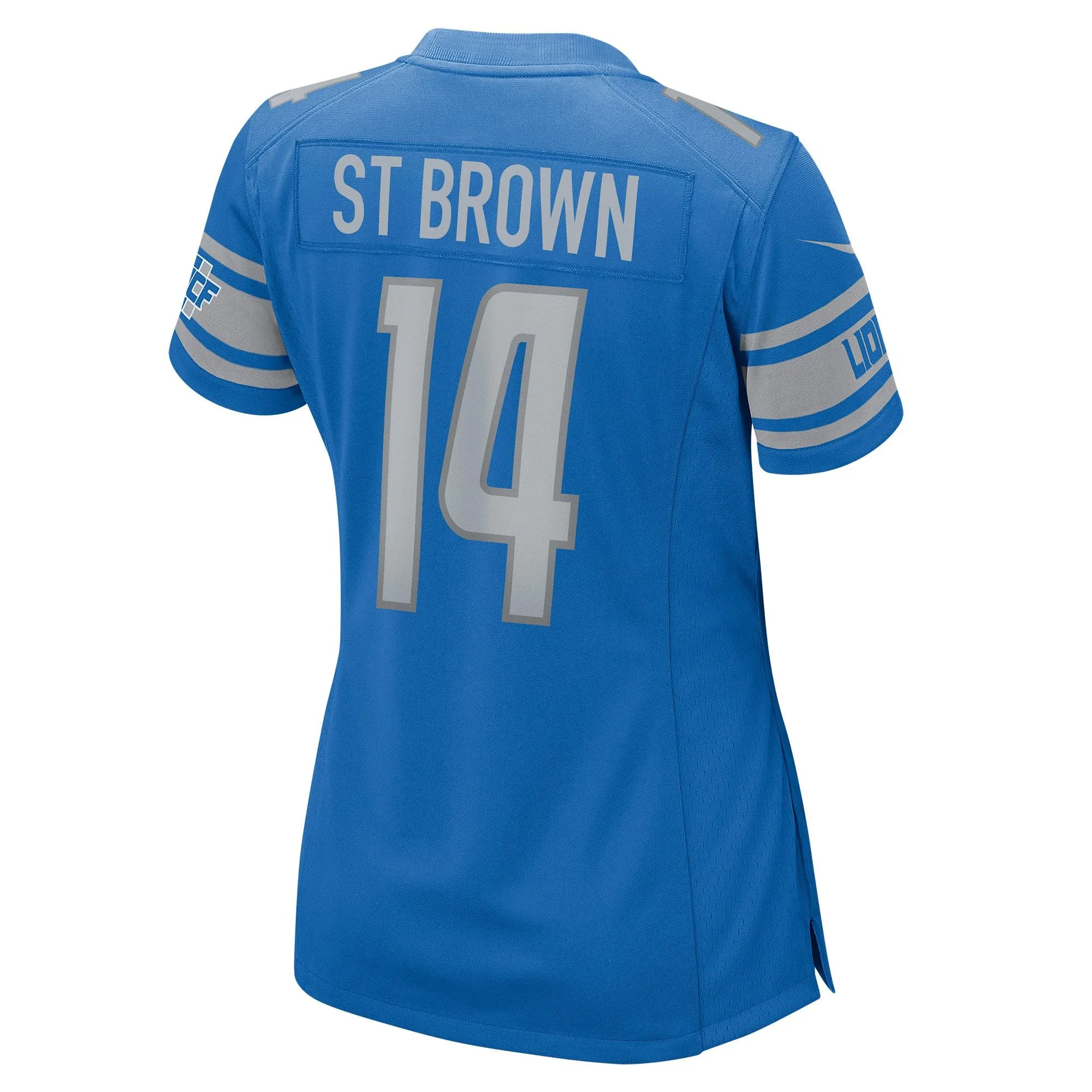 Amon-Ra St. Brown Detroit Lions  Women's Game Player Jersey - Blue