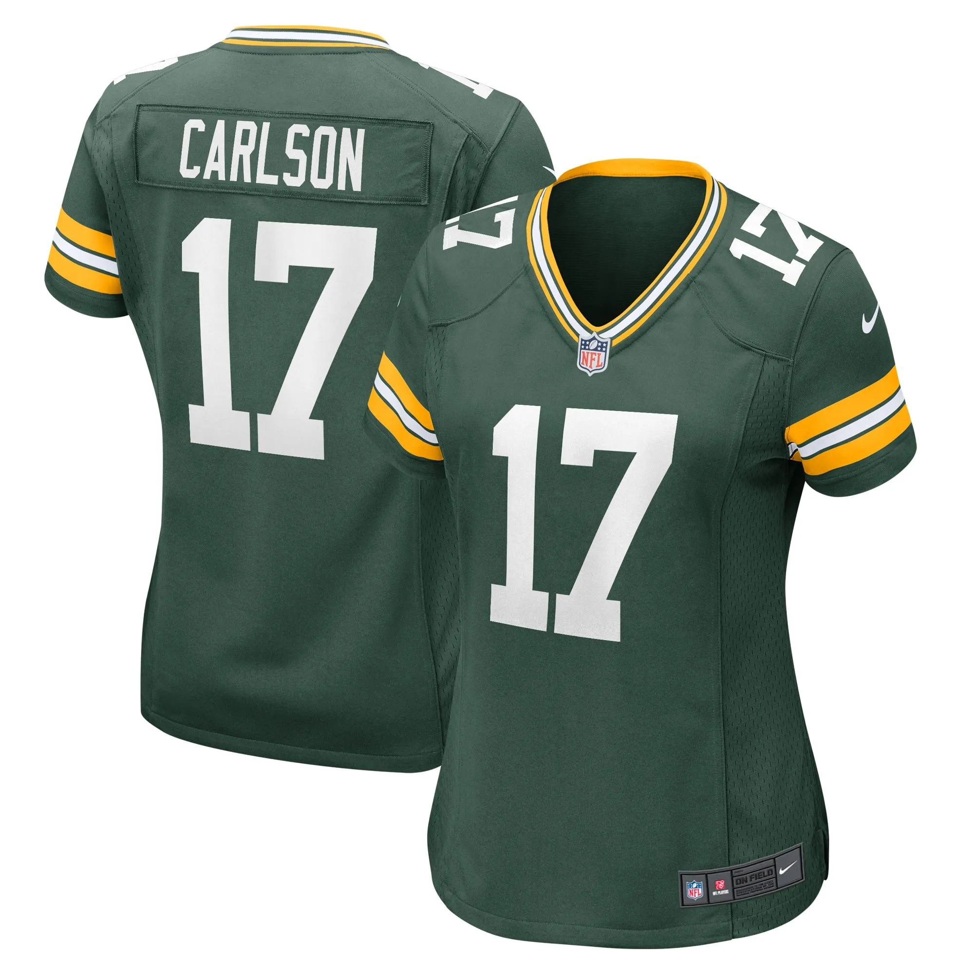 Anders Carlson Green Bay Packers  Women's  Game Jersey -  Green