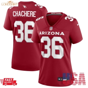 Andre Chachere Arizona Cardinals  Women's Team Game Jersey    Cardinal