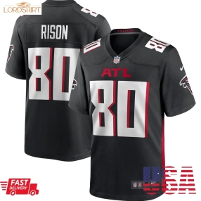 Andre Rison Atlanta Falcons  Game Retired Player Jersey   Black