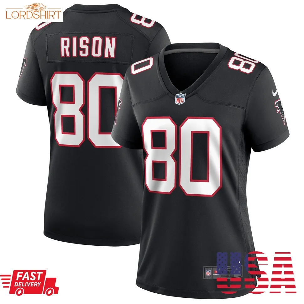 Andre Rison Atlanta Falcons  Women's Retired Player Jersey   Black