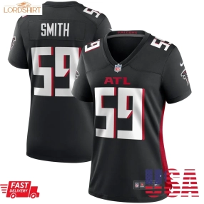 Andre Smith Atlanta Falcons  Women's  Game Jersey    Black