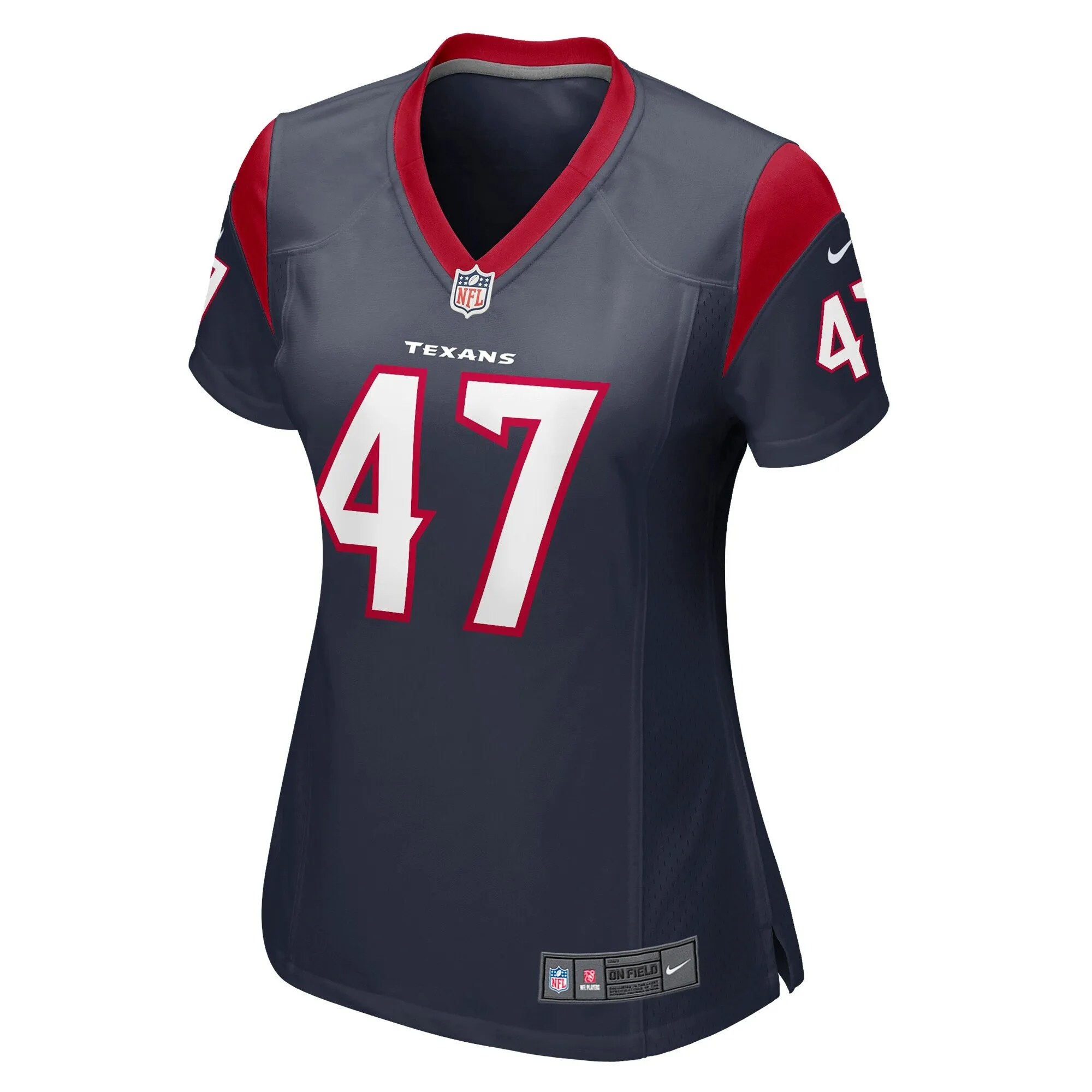 Andrew Beck Houston Texans  Women's Team Game Jersey - Navy