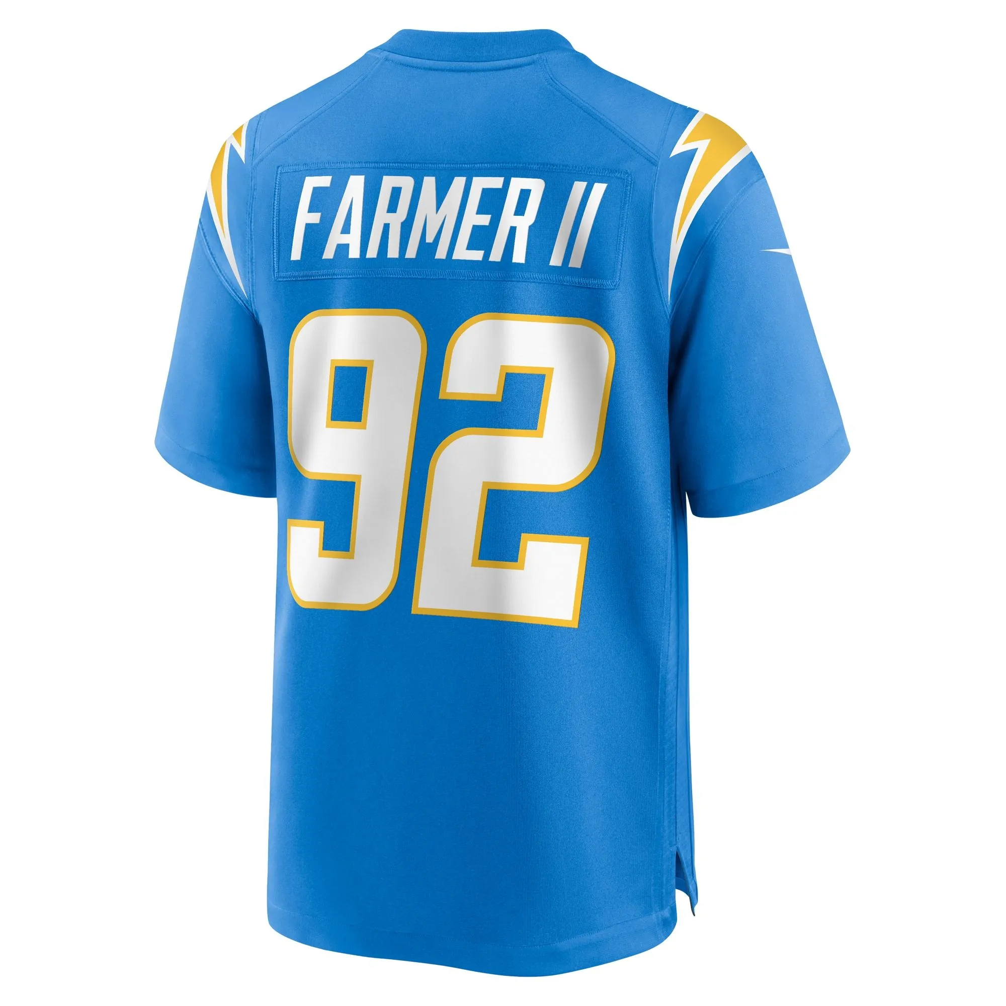 Andrew Farmer Los Angeles Chargers  Team Game Jersey -  Powder Blue