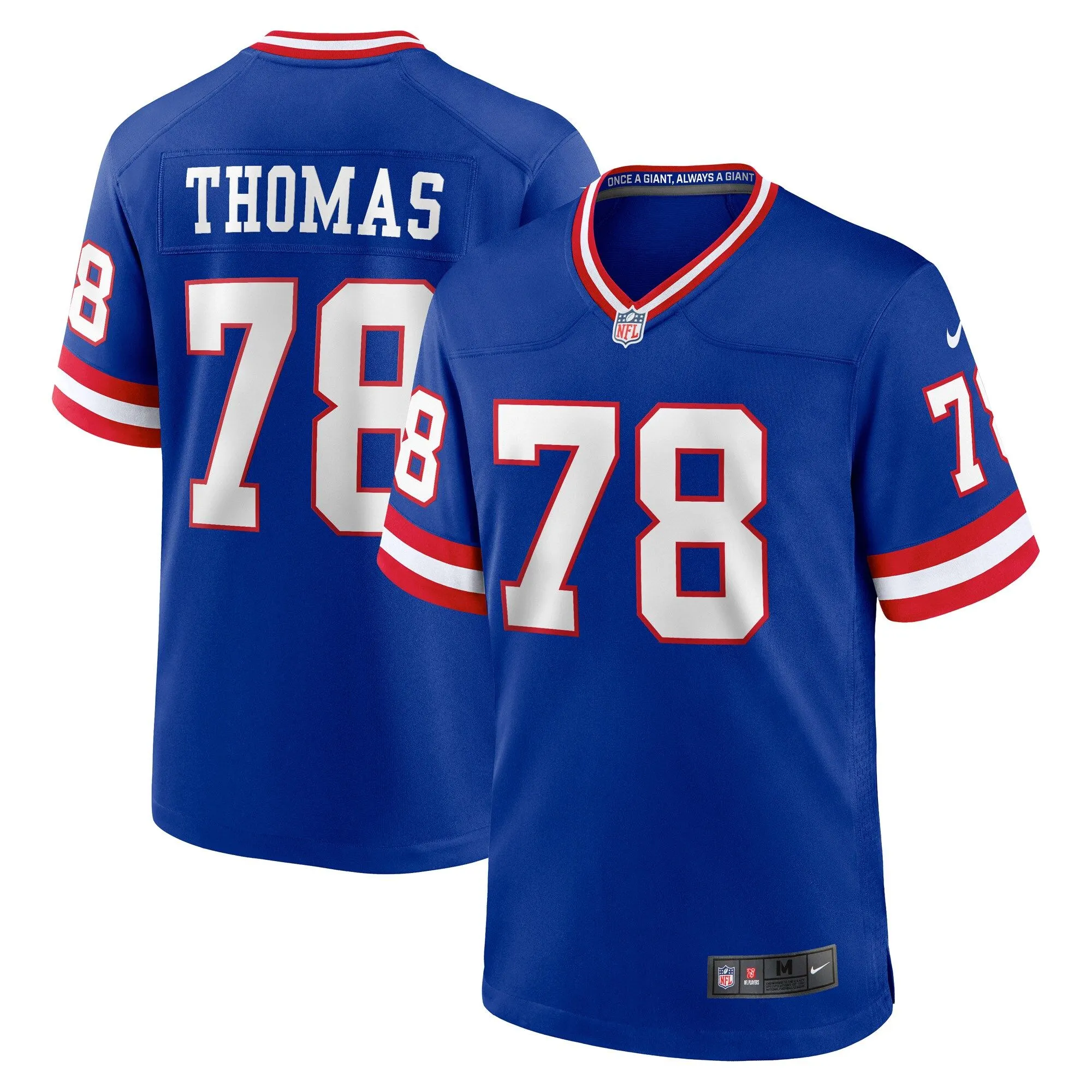 Andrew Thomas New York Giants  Classic Player Game Jersey - Royal