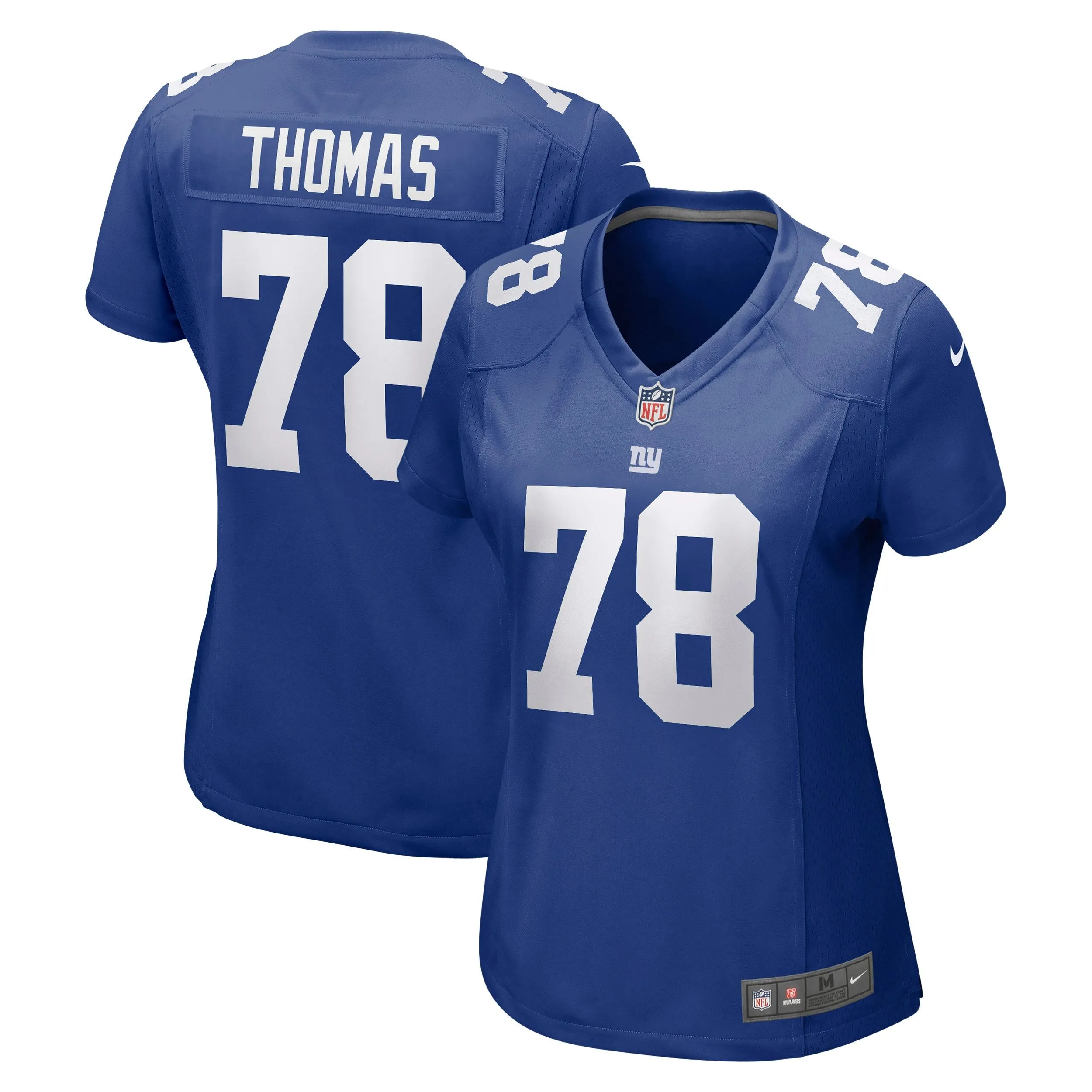 Andrew Thomas New York Giants  Women's Game Jersey - Royal